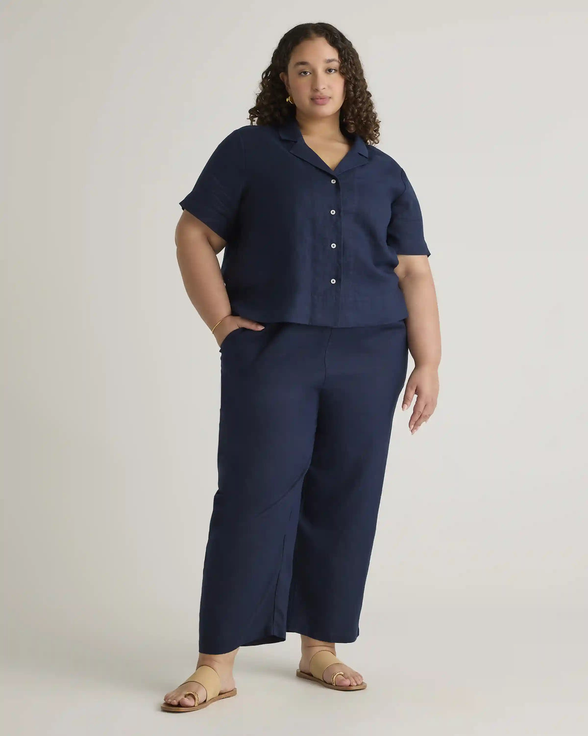 100% European Linen Short Sleeve Shirt
