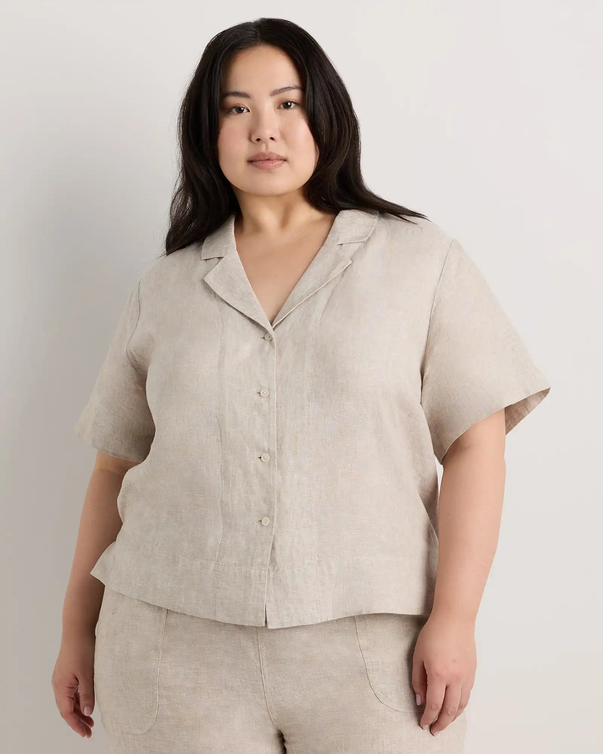 100% European Linen Short Sleeve Shirt