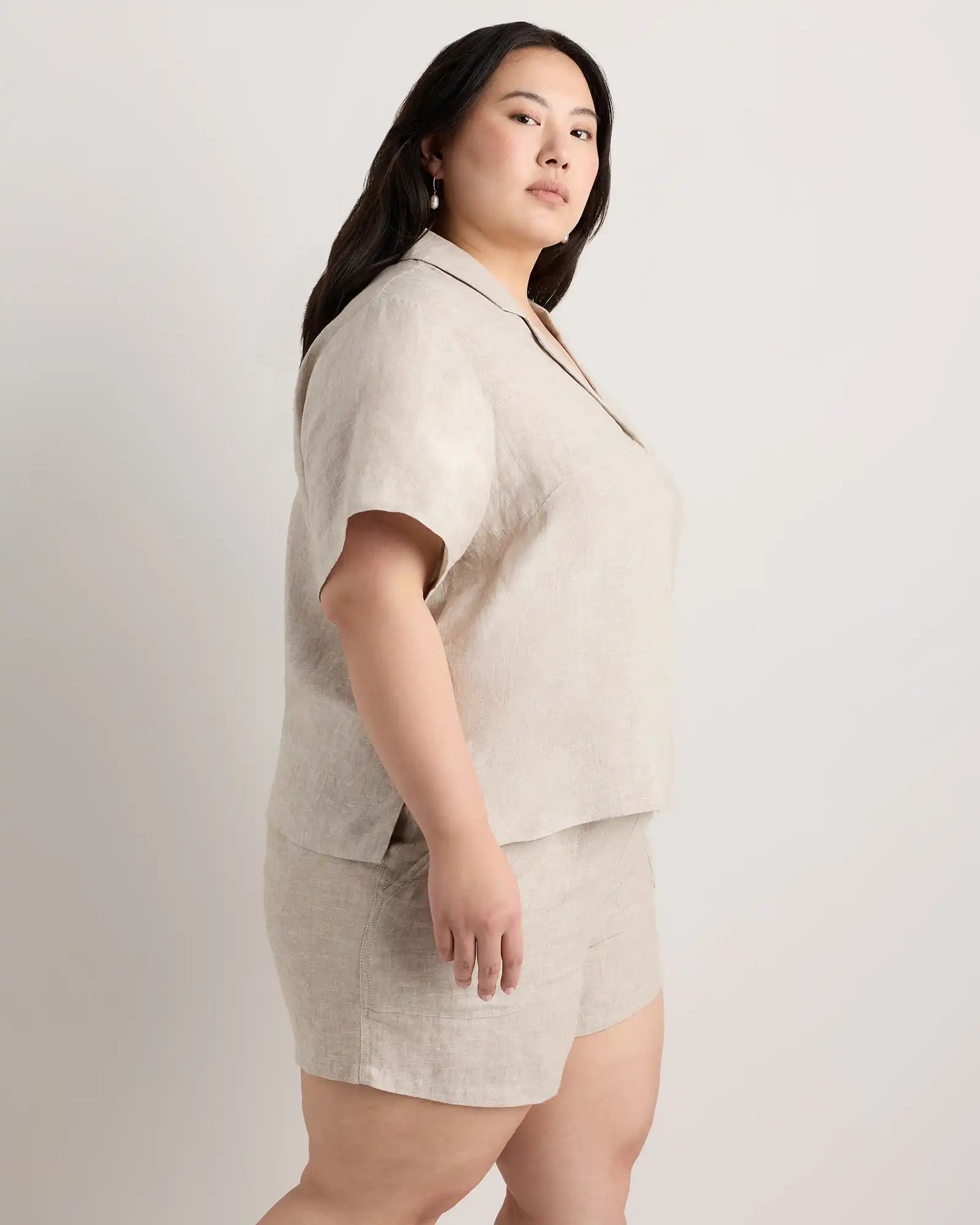 100% European Linen Short Sleeve Shirt