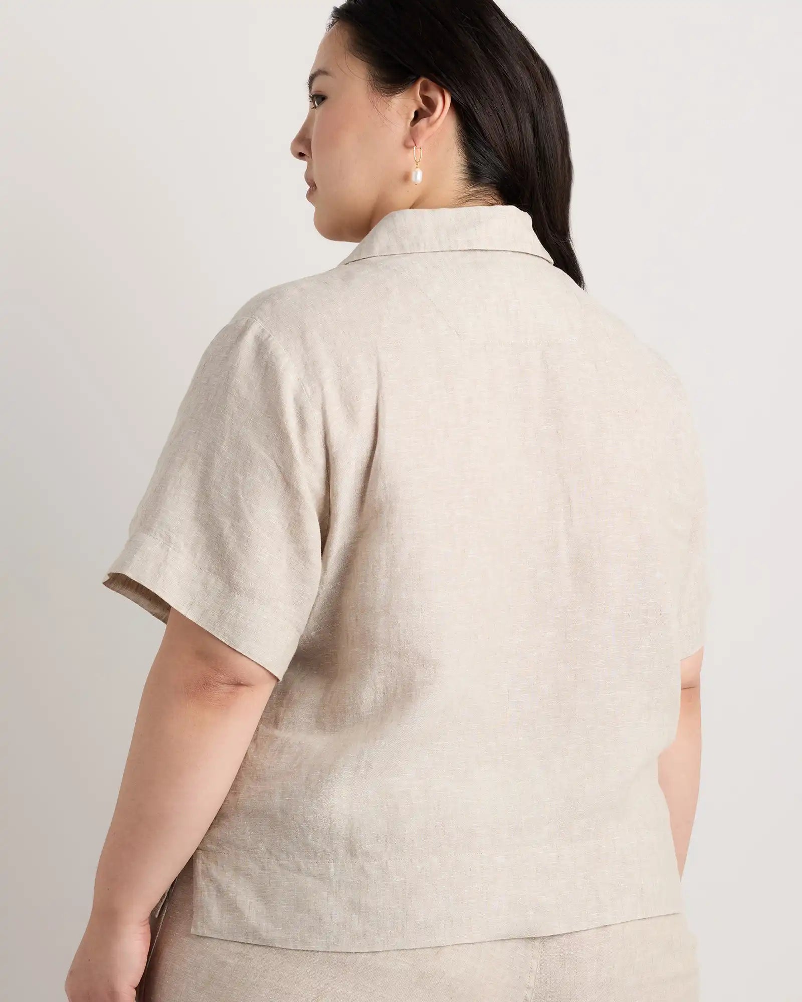 100% European Linen Short Sleeve Shirt