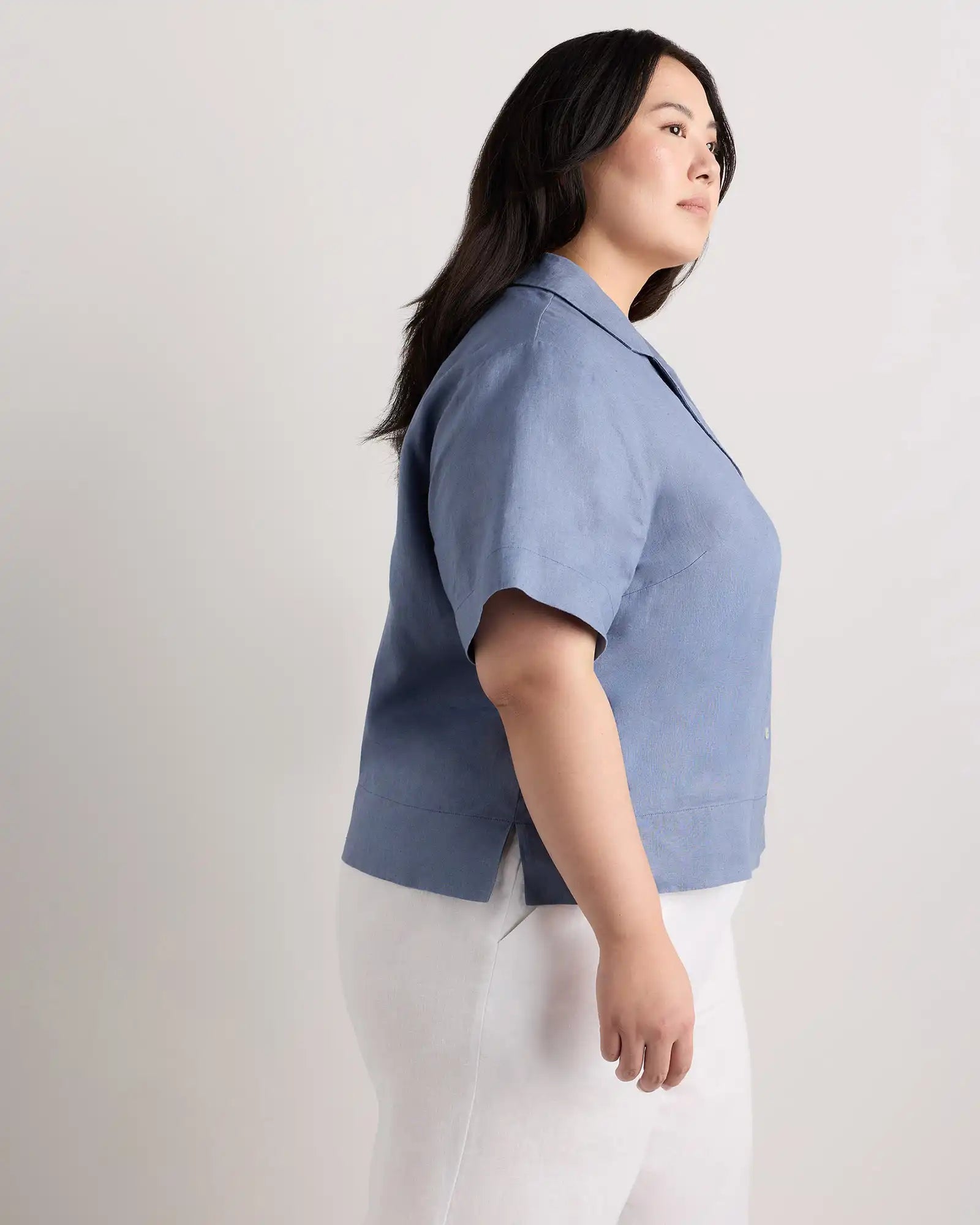 100% European Linen Short Sleeve Shirt
