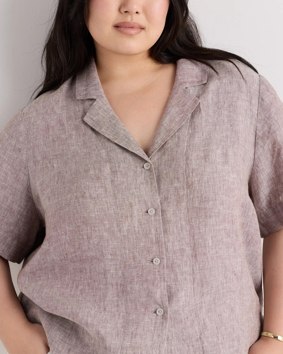 100% European Linen Short Sleeve Shirt