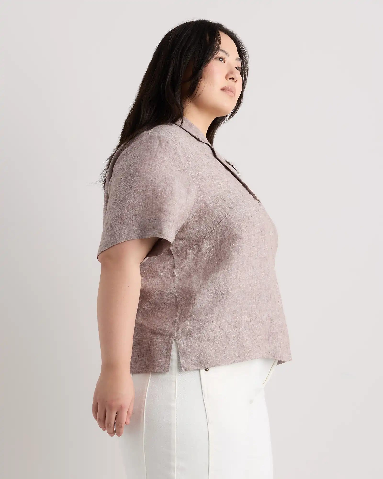 100% European Linen Short Sleeve Shirt
