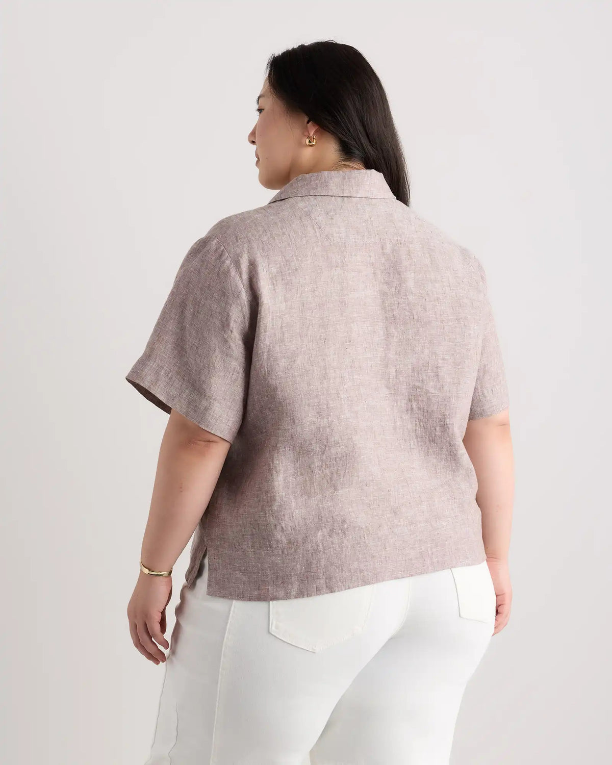 100% European Linen Short Sleeve Shirt