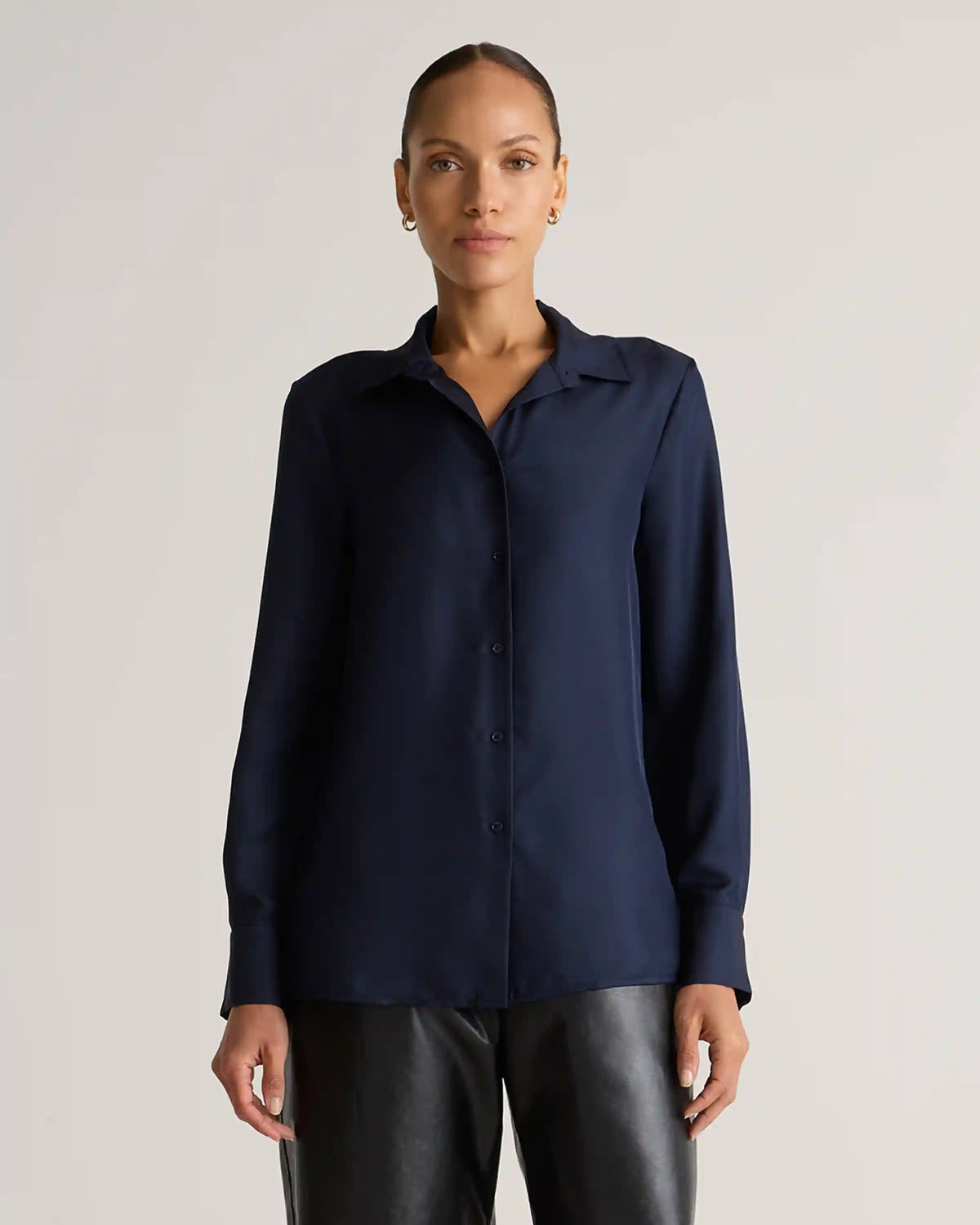 100% Silk Twill Blouse