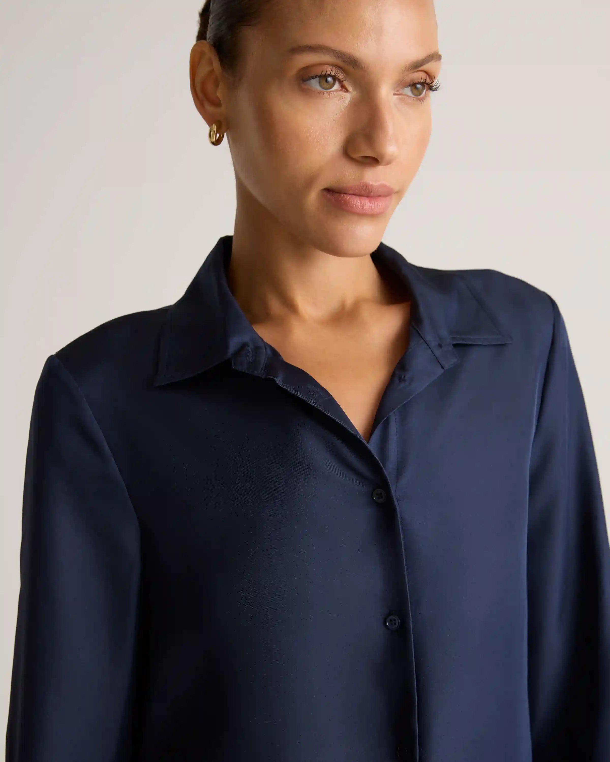 100% Silk Twill Blouse