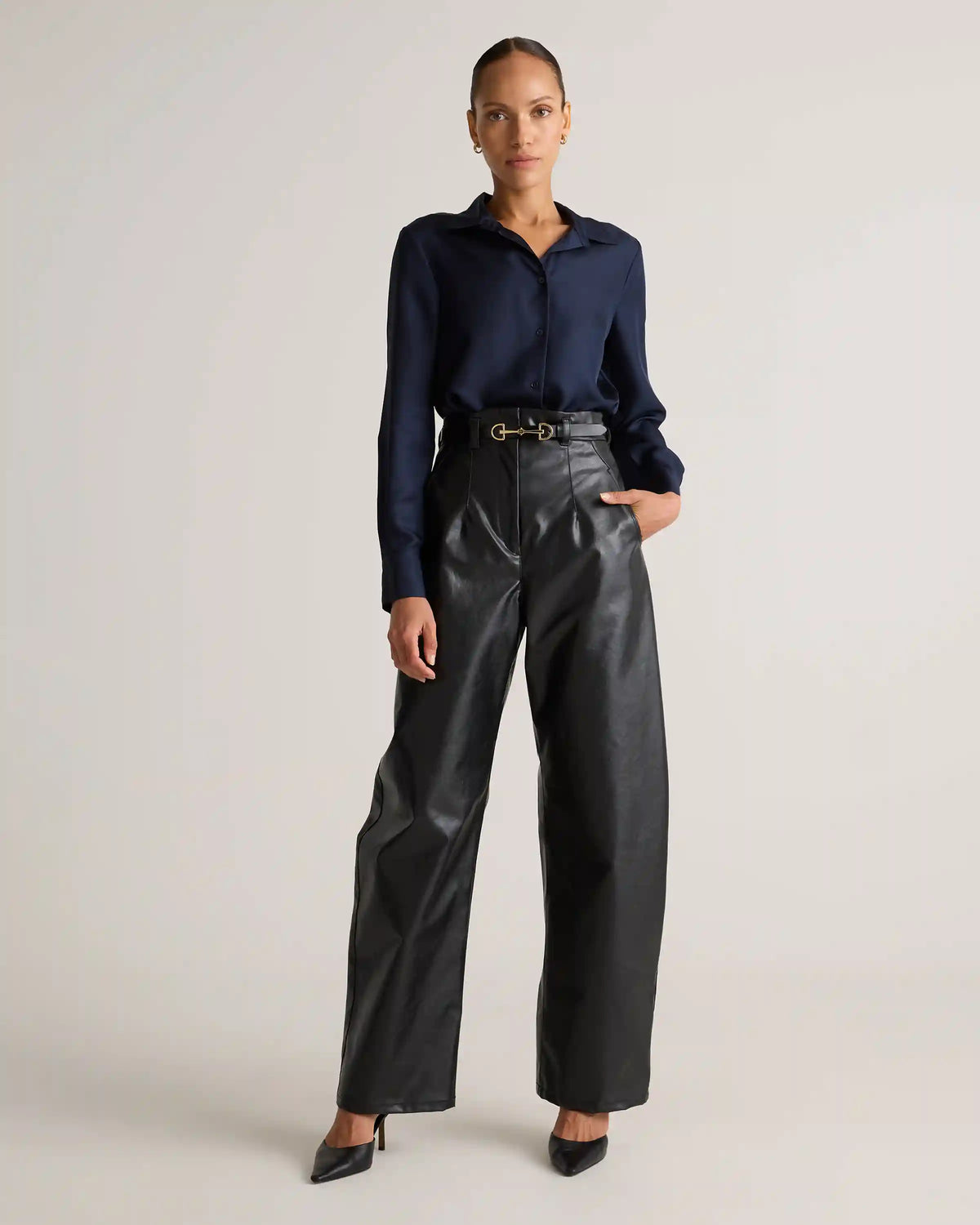 100% Silk Twill Blouse