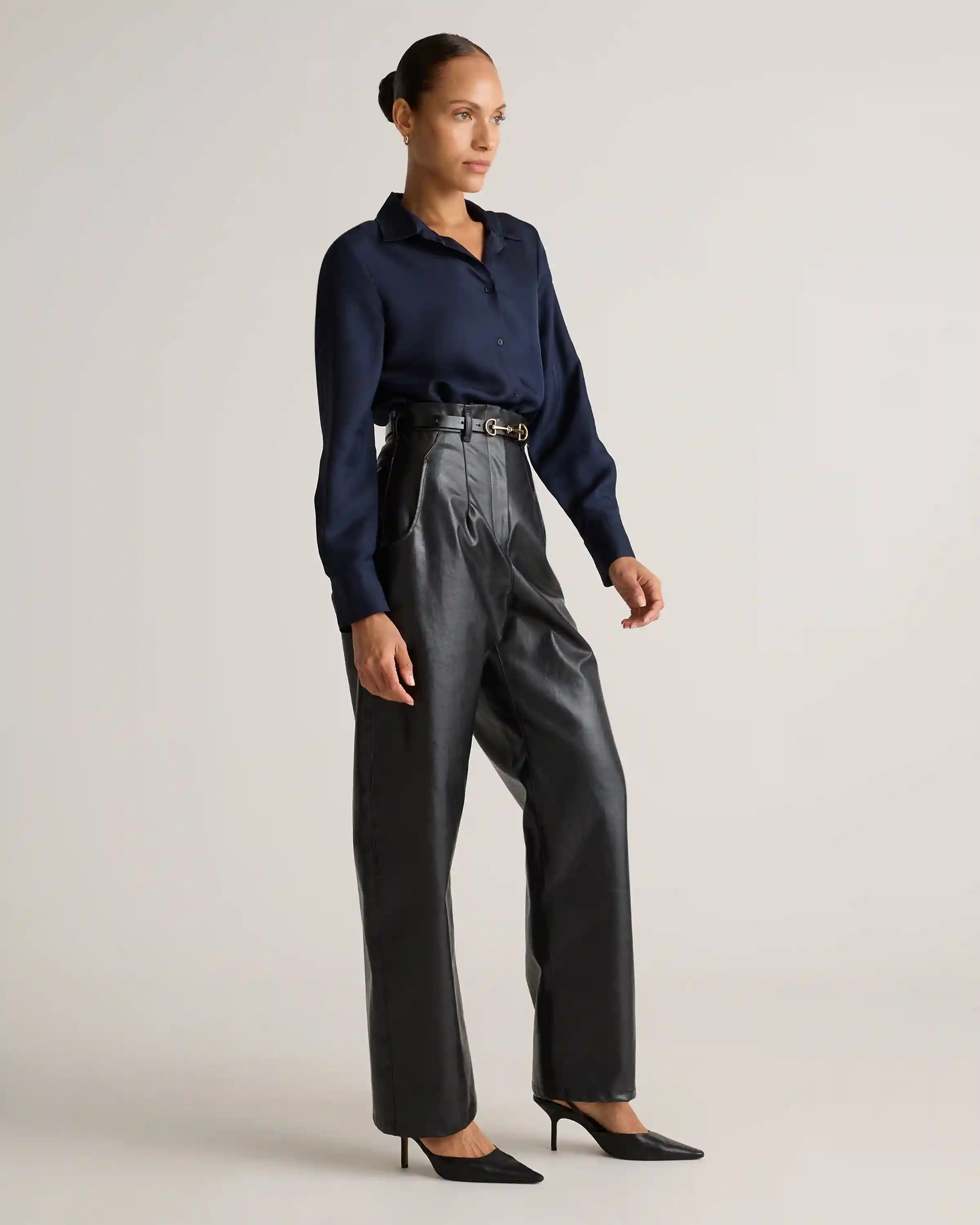 100% Silk Twill Blouse