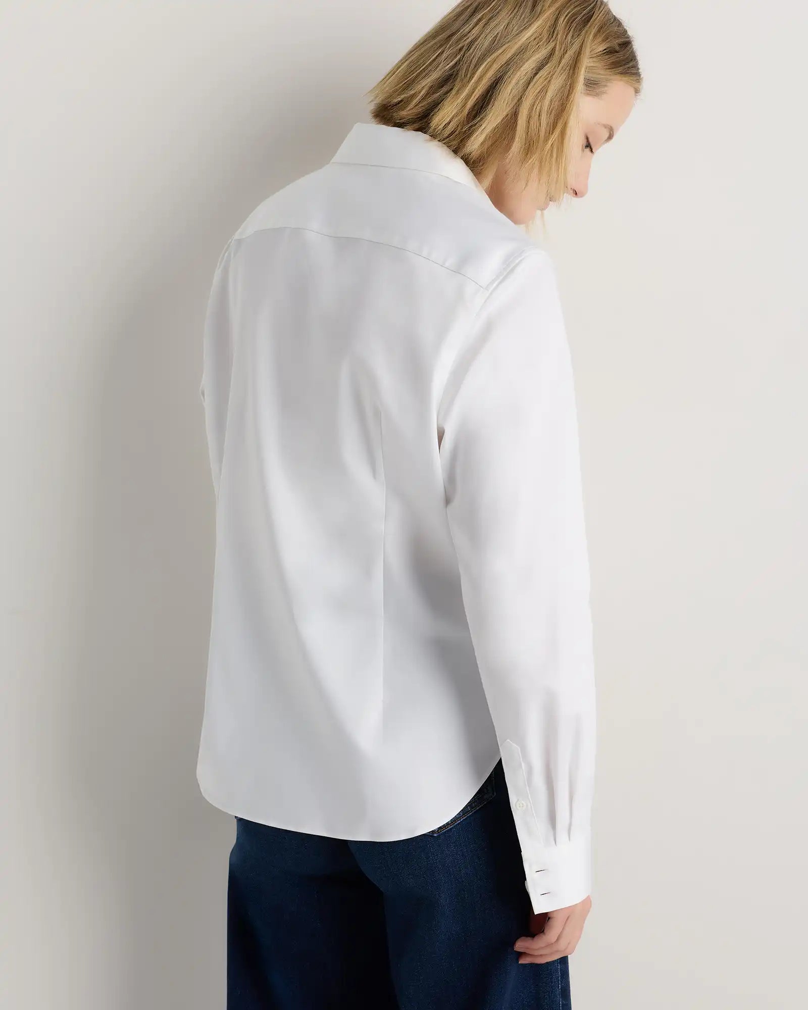 Organic Stretch Cotton Tailored Shirt