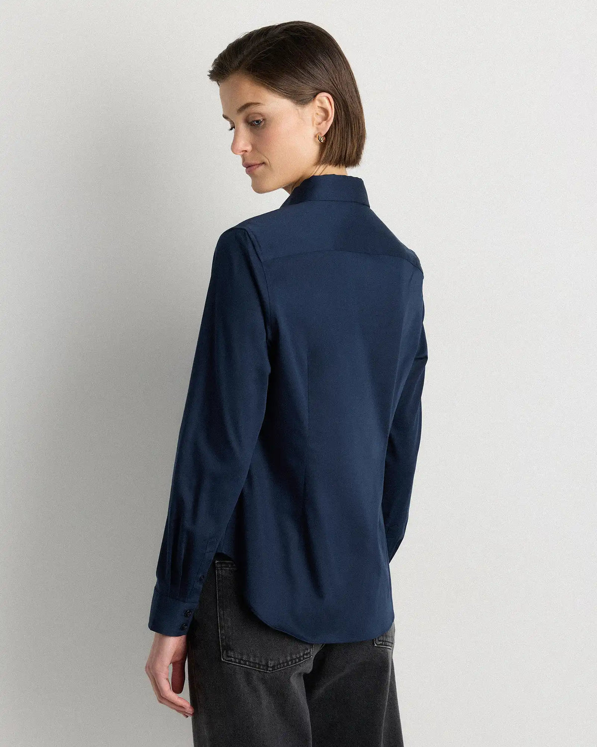 Organic Stretch Cotton Tailored Shirt