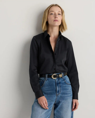 Organic Stretch Cotton Tailored Shirt