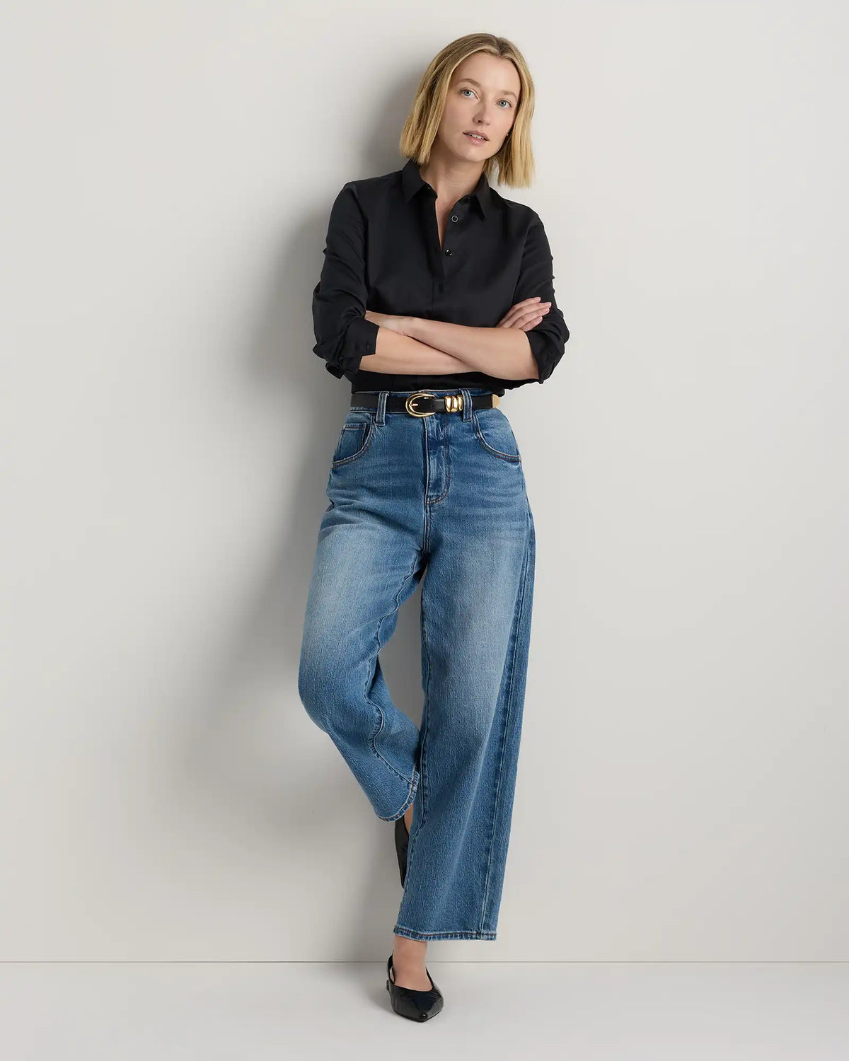 Organic Stretch Cotton Tailored Shirt