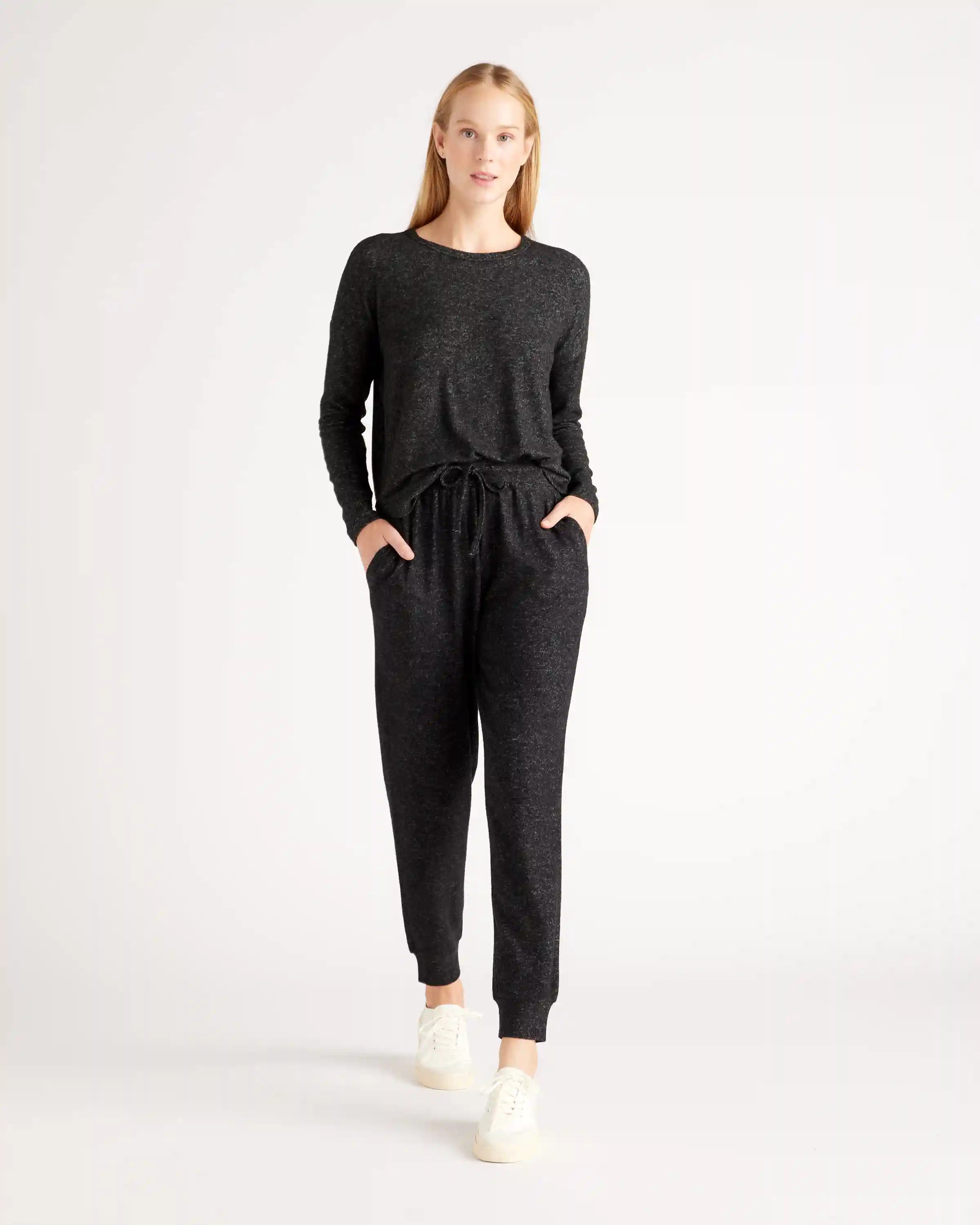 Brushed Long Sleeve Lounge Tee