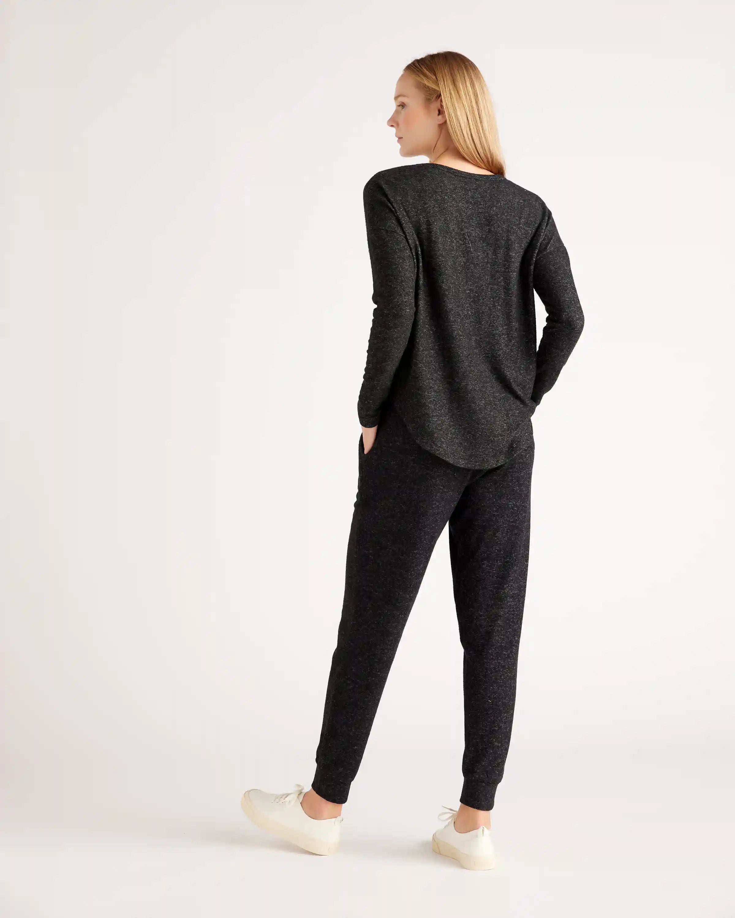 Brushed Long Sleeve Lounge Tee