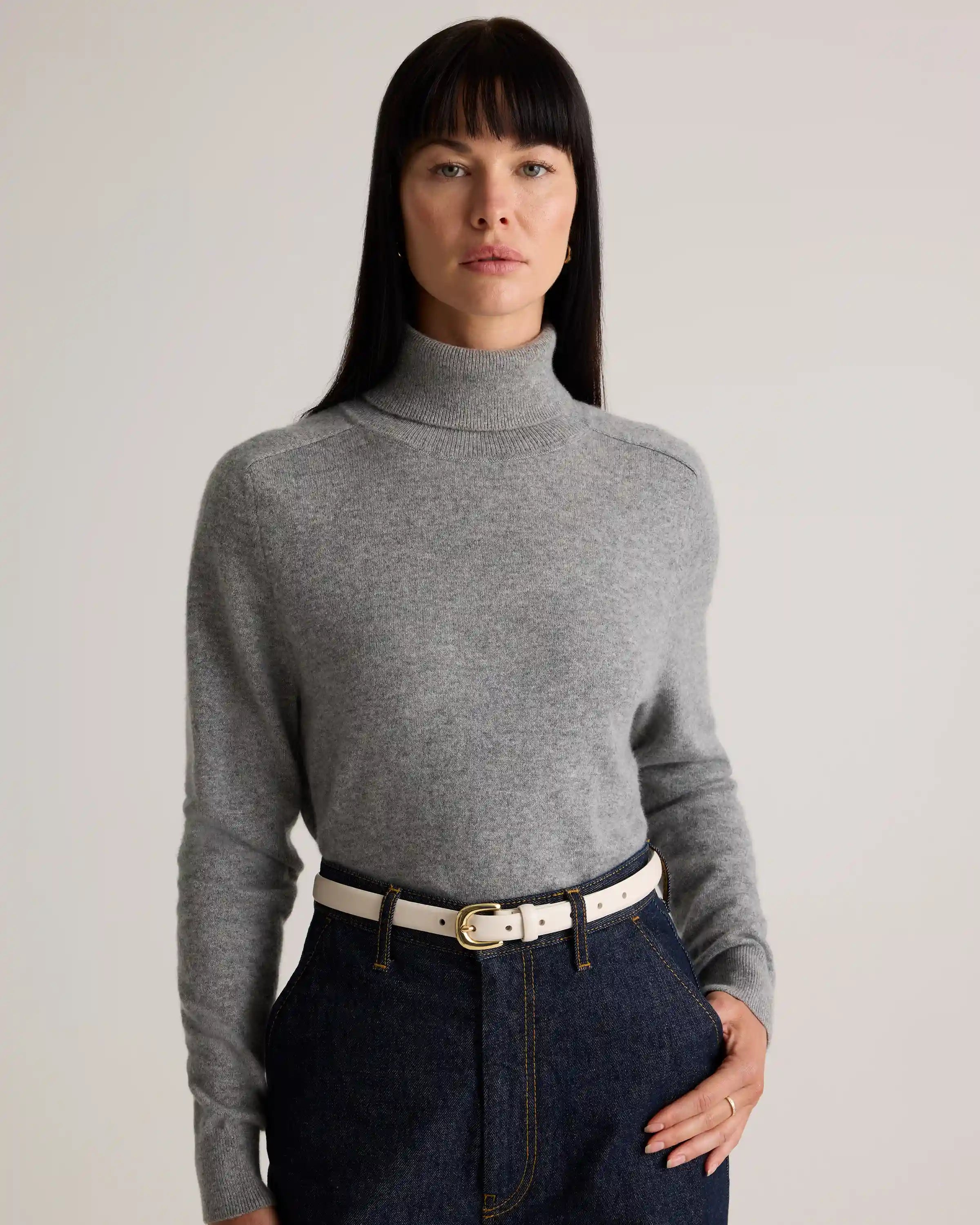 Sofia European Leather Skinny Belt
