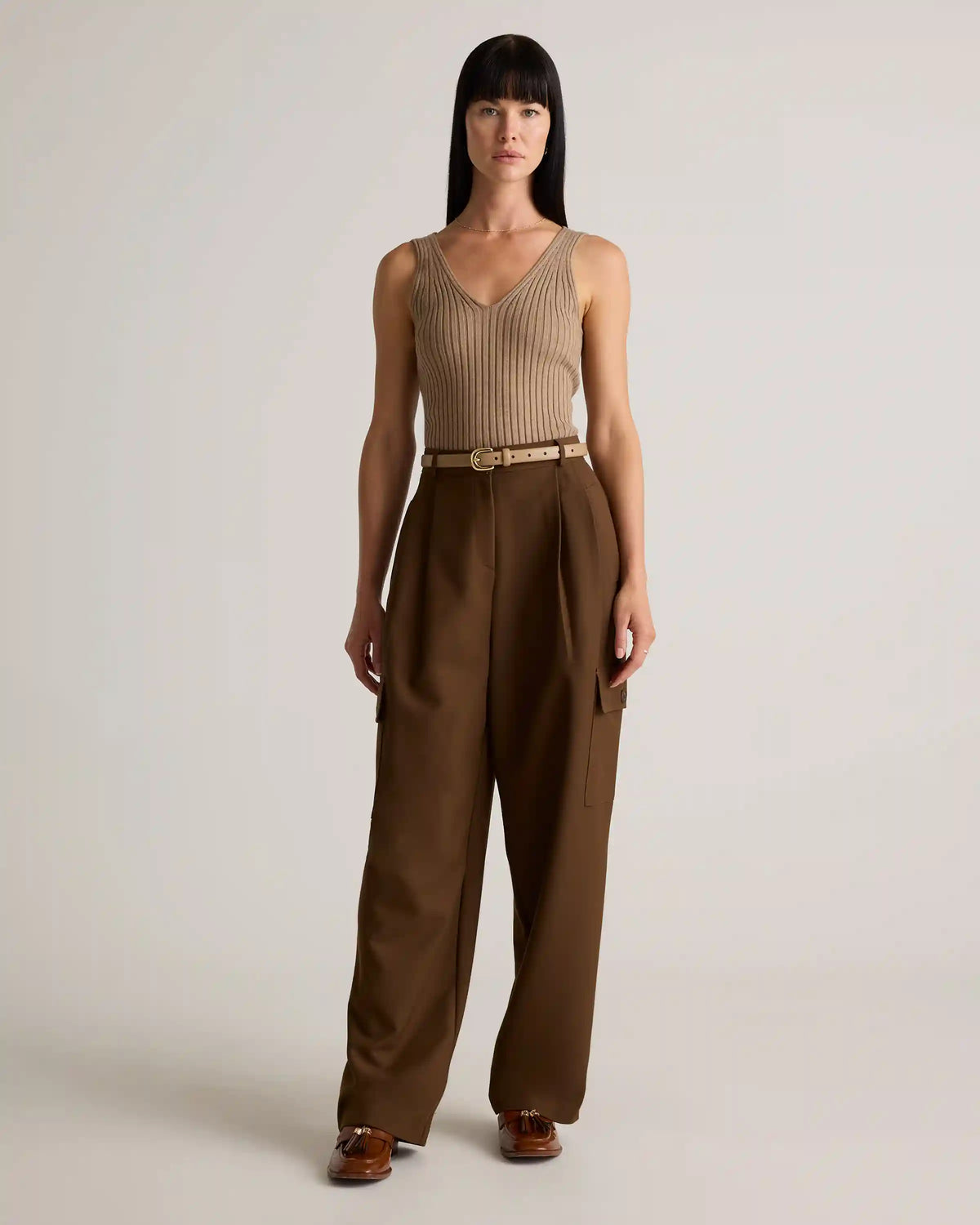 Sofia European Leather Skinny Belt