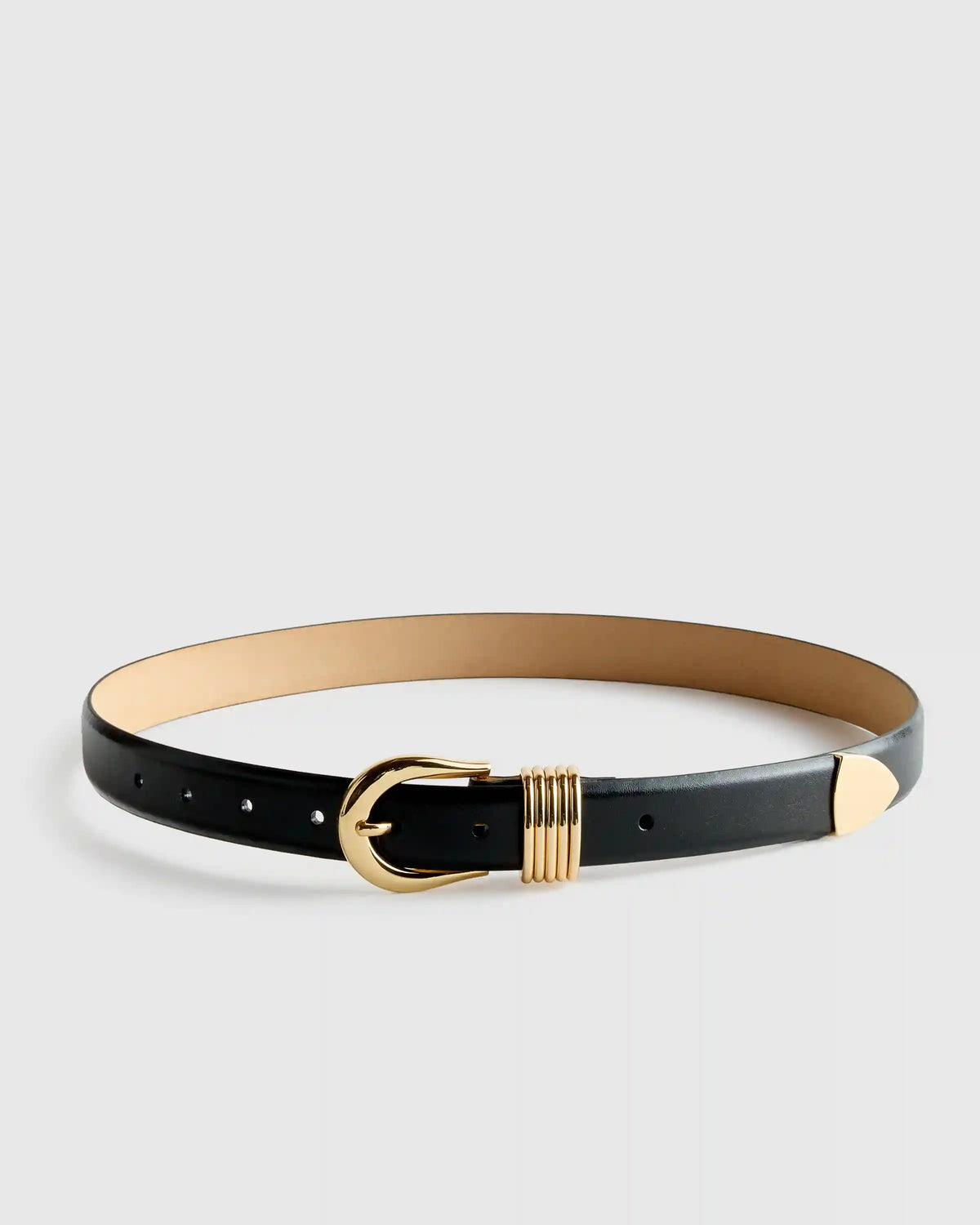 Daphne European Leather Multi Keeper Belt