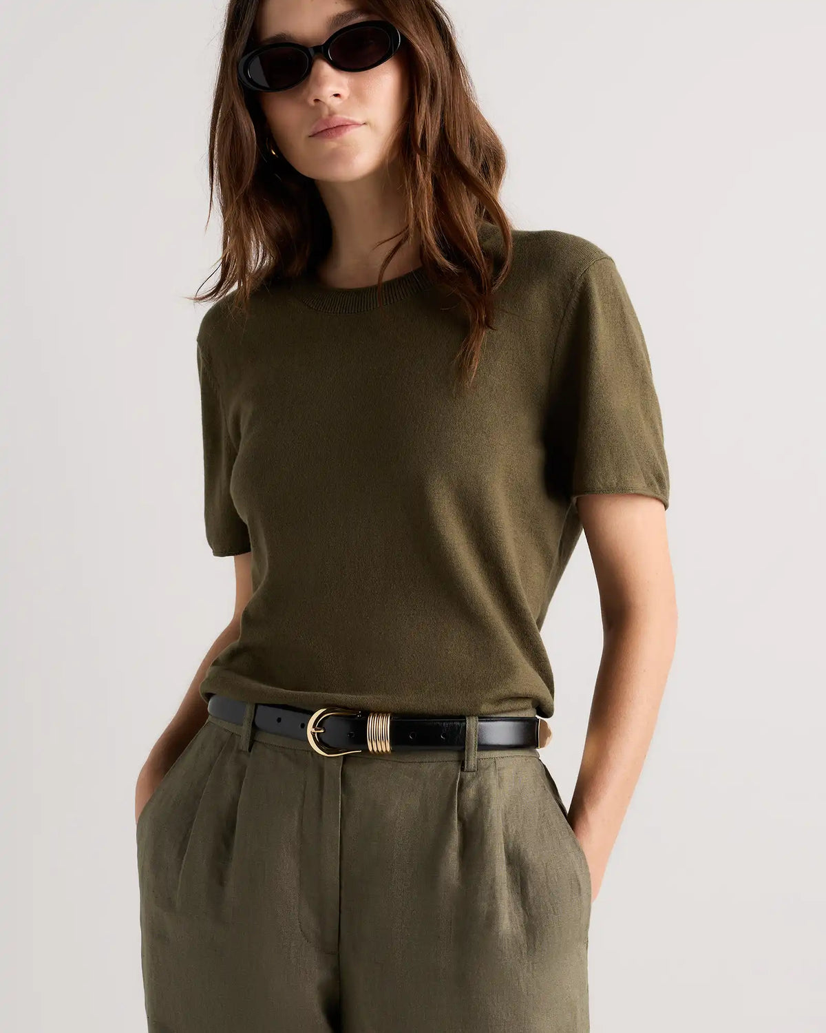 Daphne European Leather Multi Keeper Belt