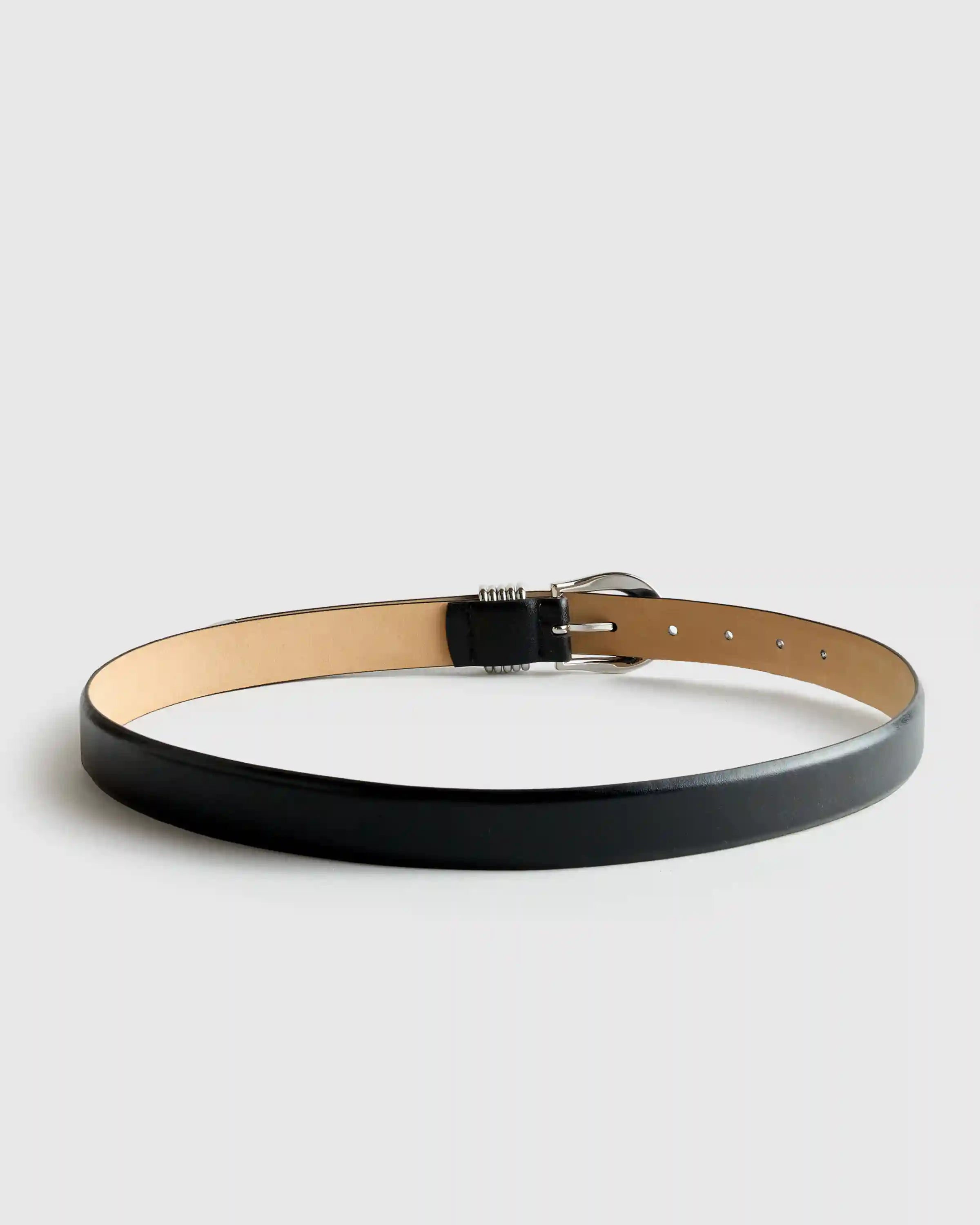 Daphne European Leather Multi Keeper Belt