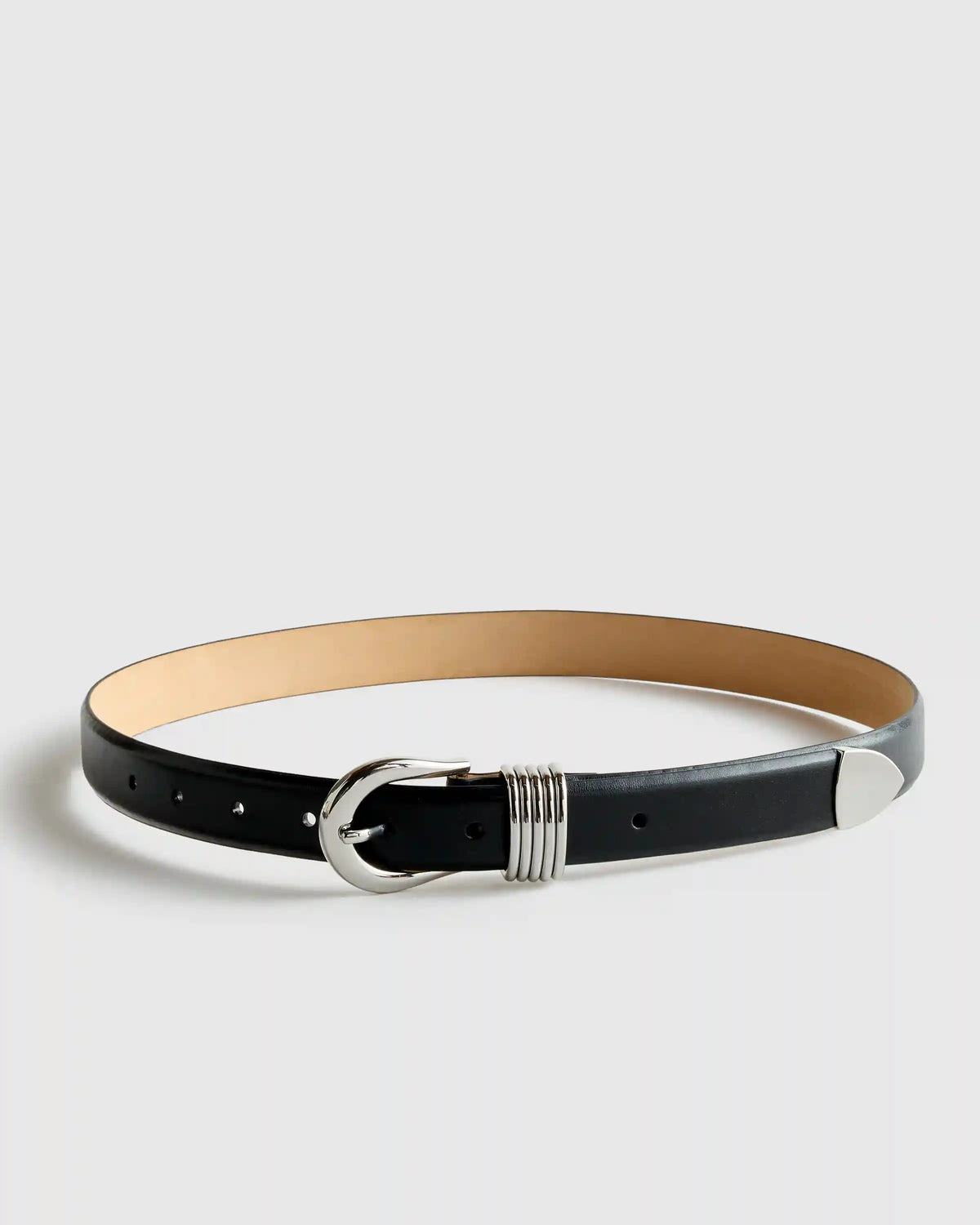 Daphne European Leather Multi Keeper Belt