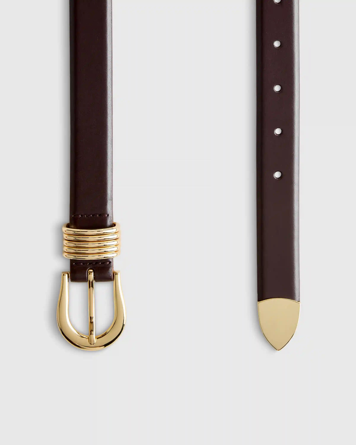 Daphne European Leather Multi Keeper Belt