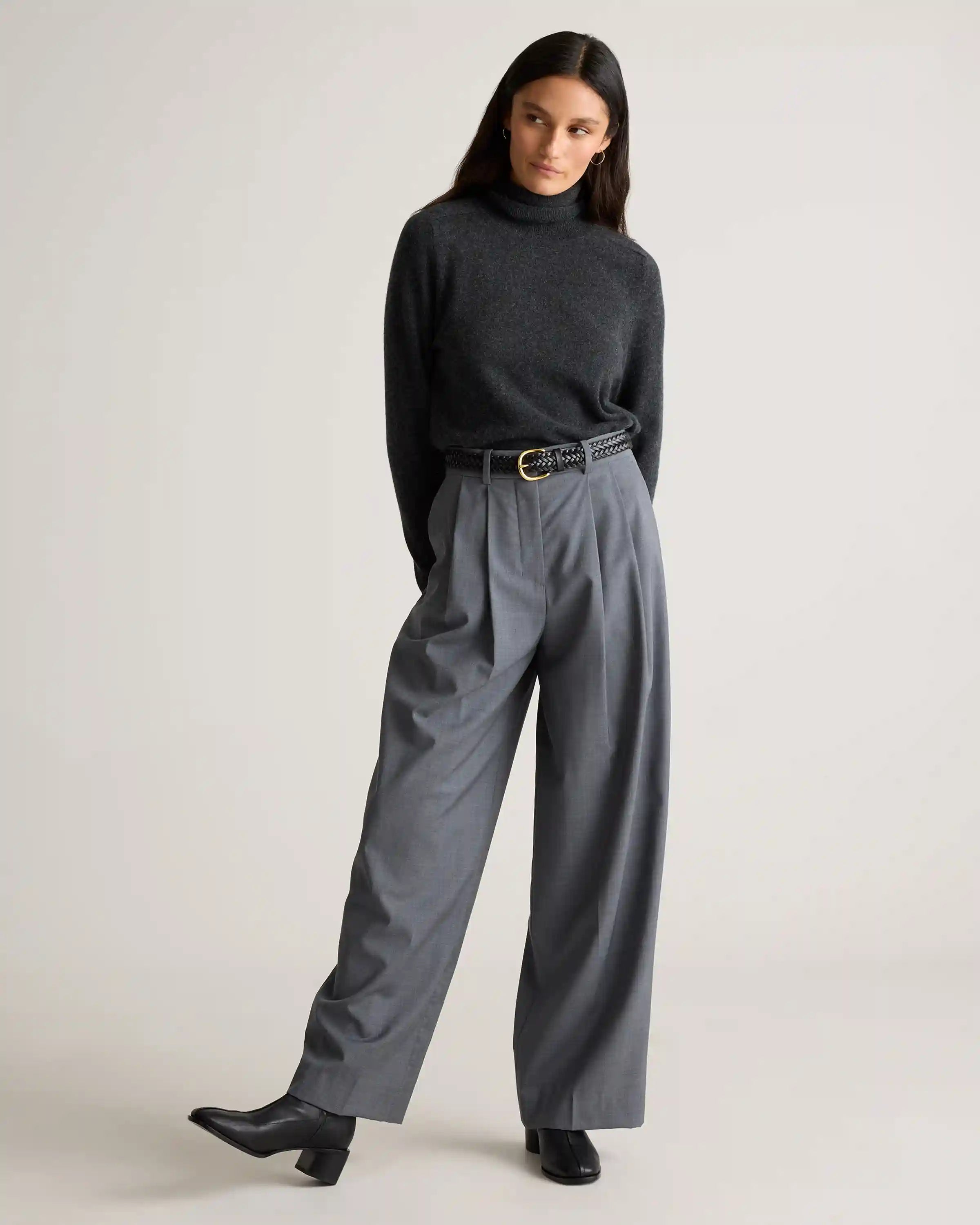 Josie European Leather Braided Belt