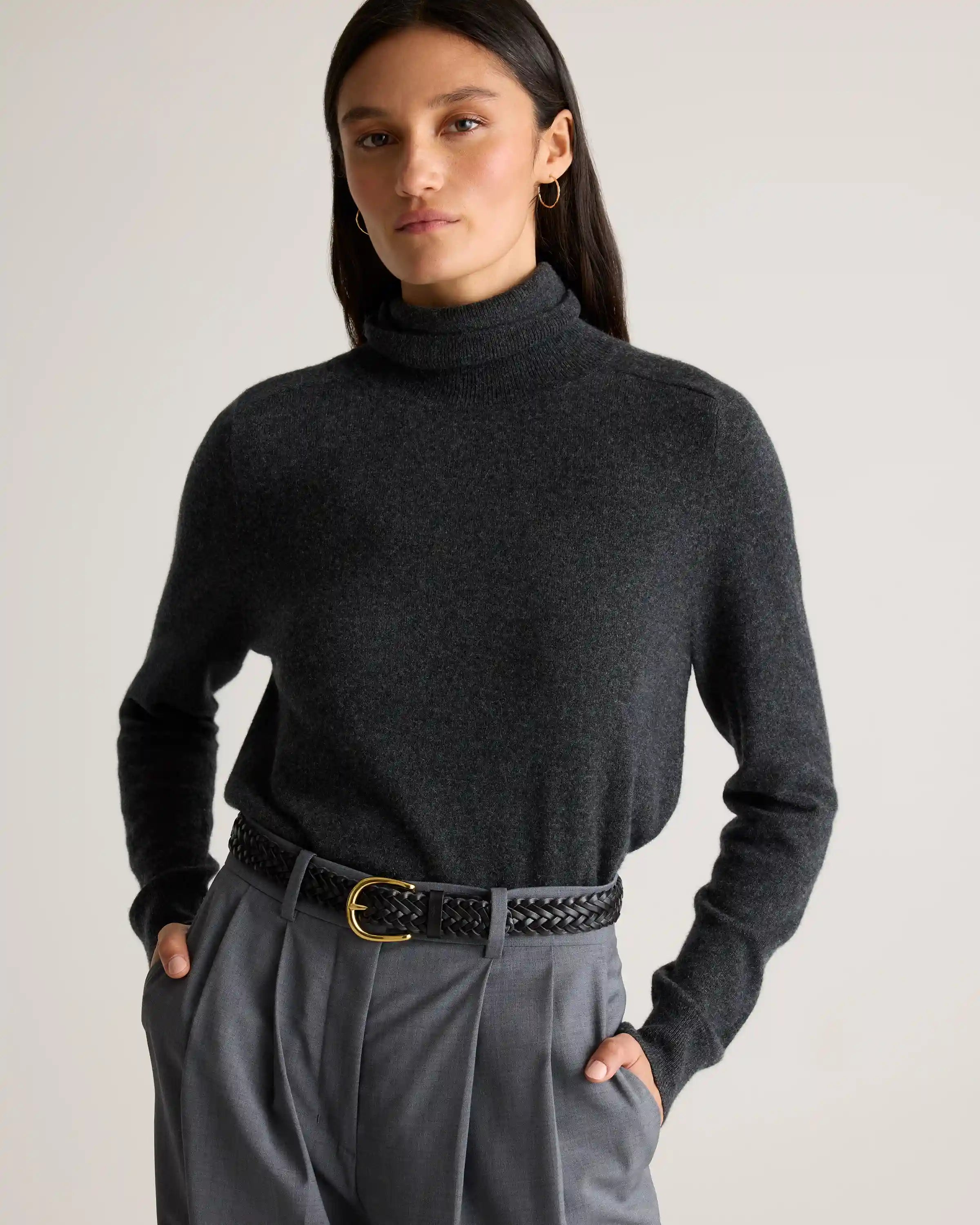 Josie European Leather Braided Belt