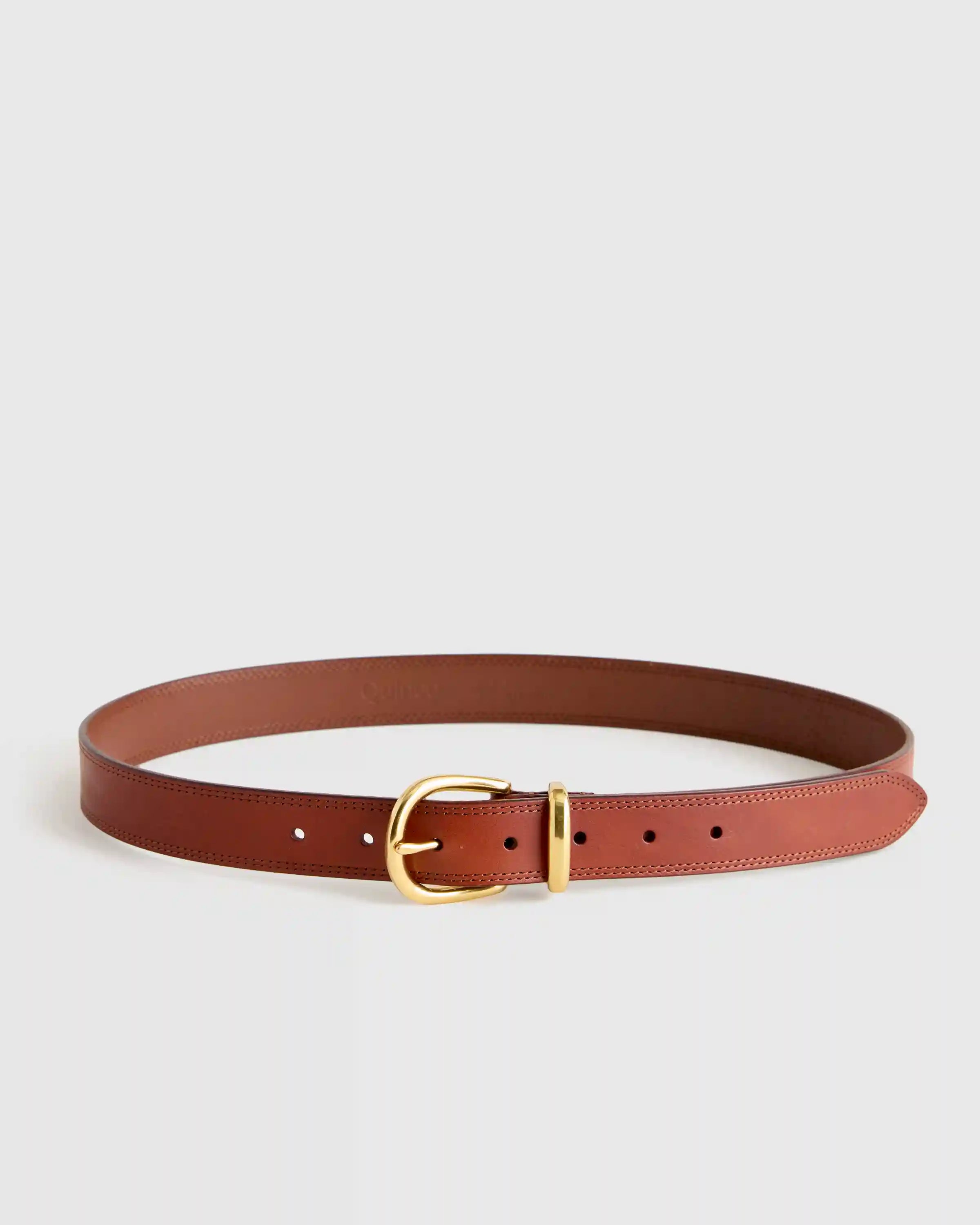 Allegra European Leather Belt
