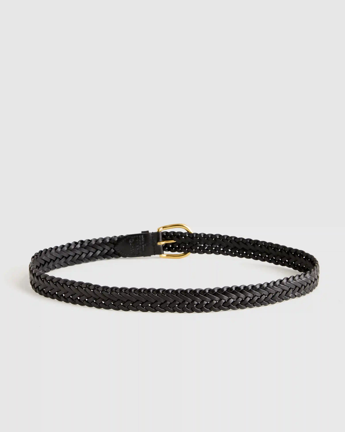 Josie European Leather Braided Belt