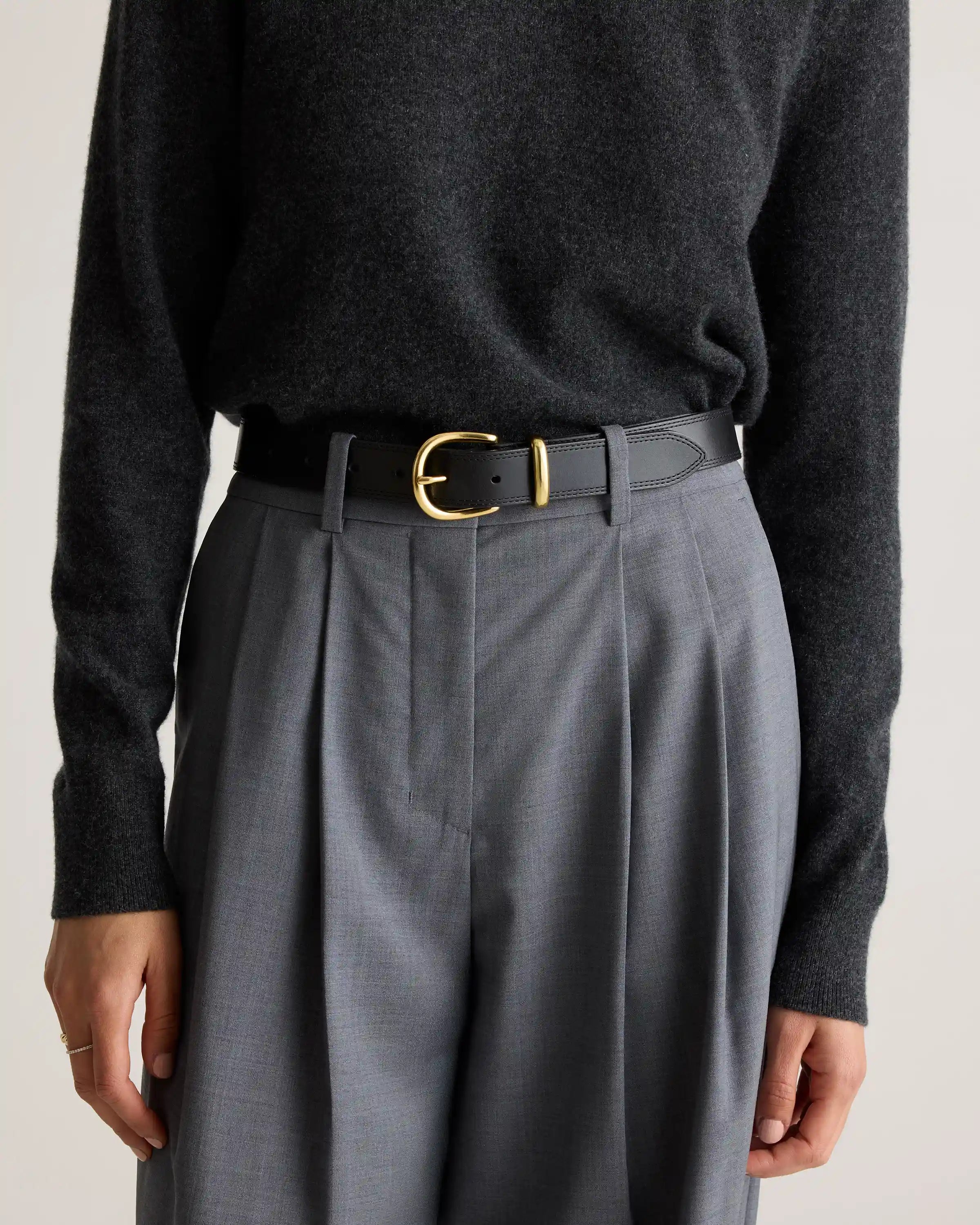 Allegra European Leather Belt