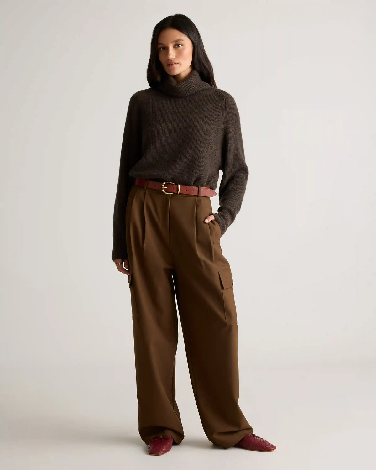 Allegra European Leather Belt