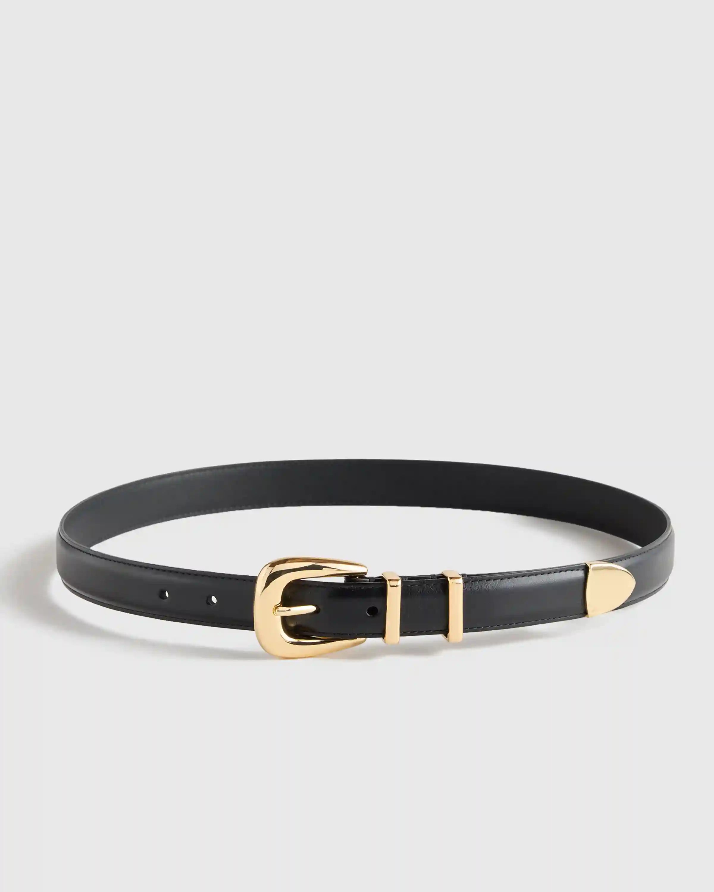 Lola European Leather Western Belt