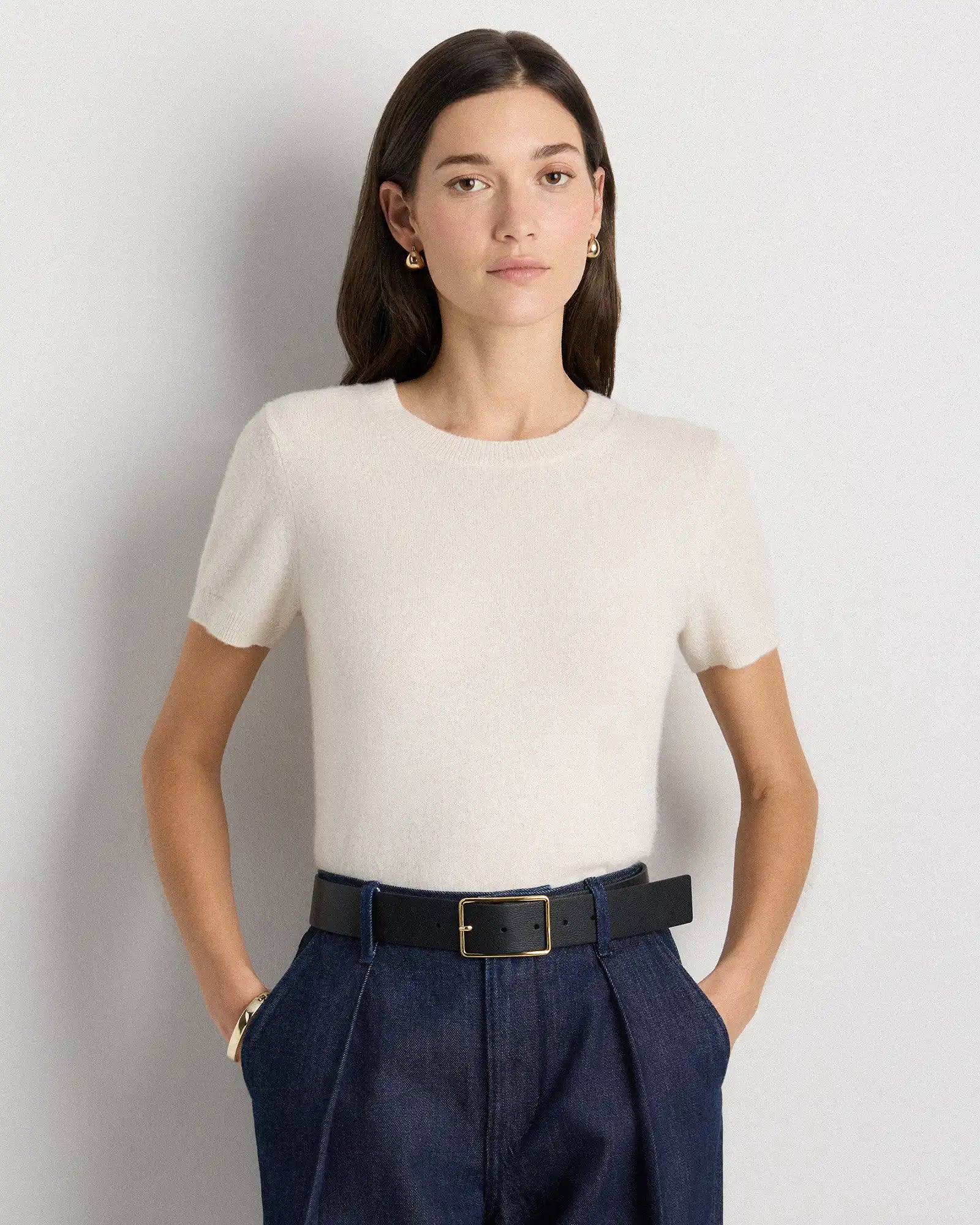 Siena Rectangle European Leather Belt