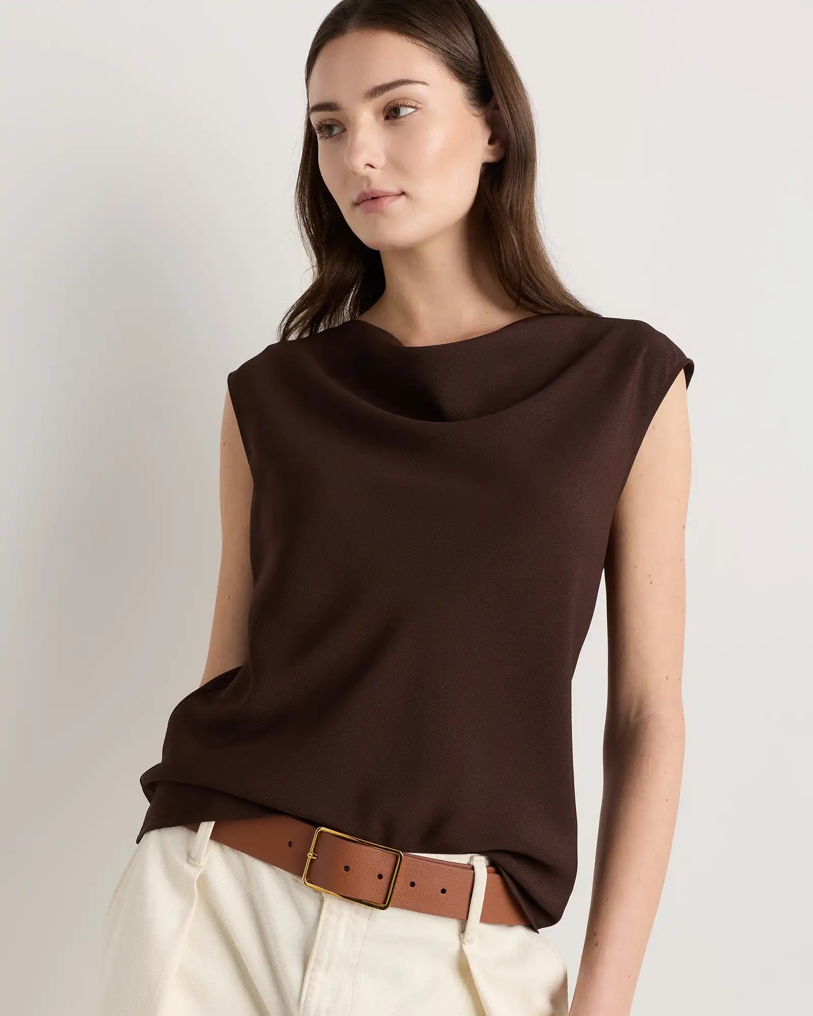 Siena Rectangle European Leather Belt