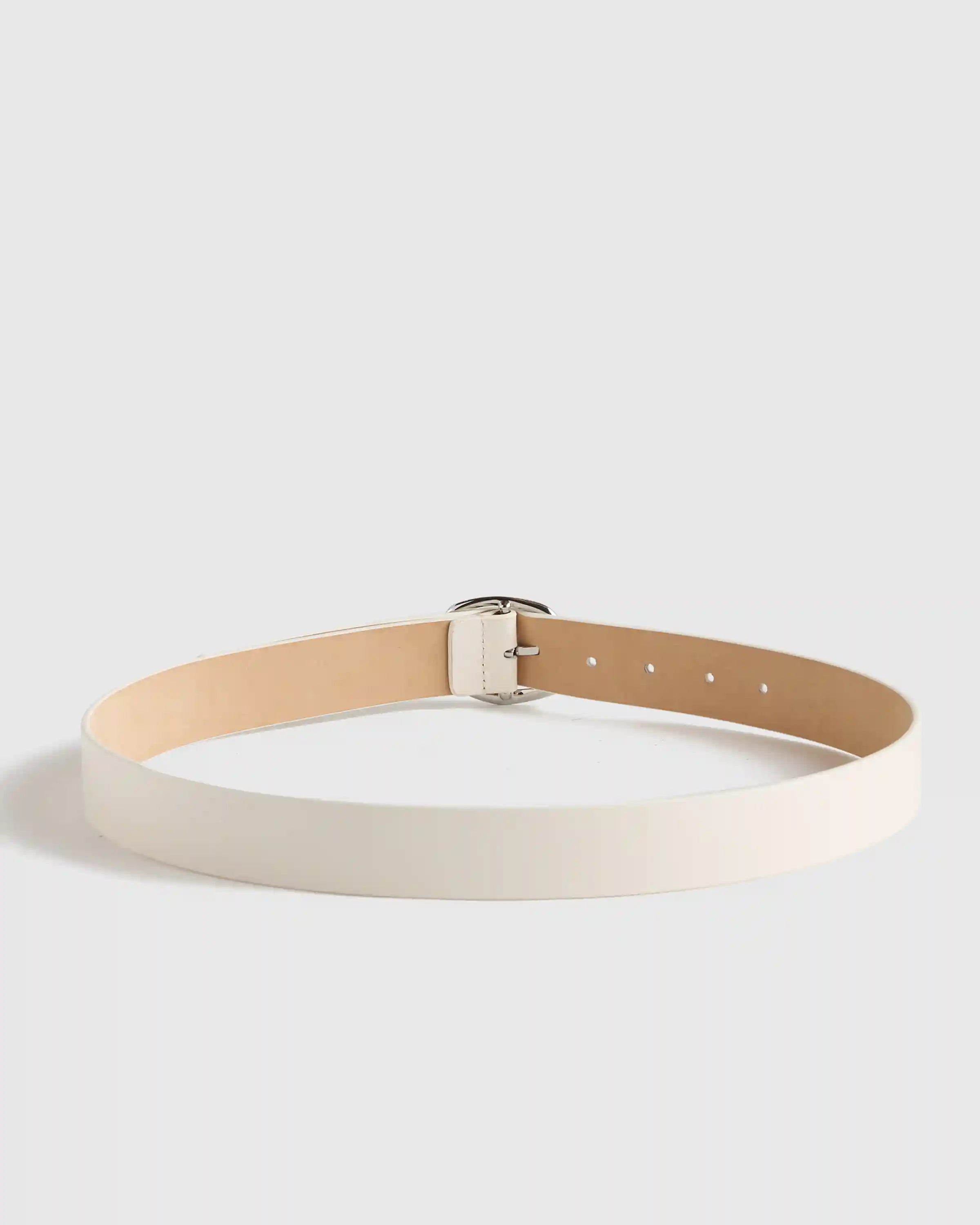 Zoe Sculptural European Leather Belt