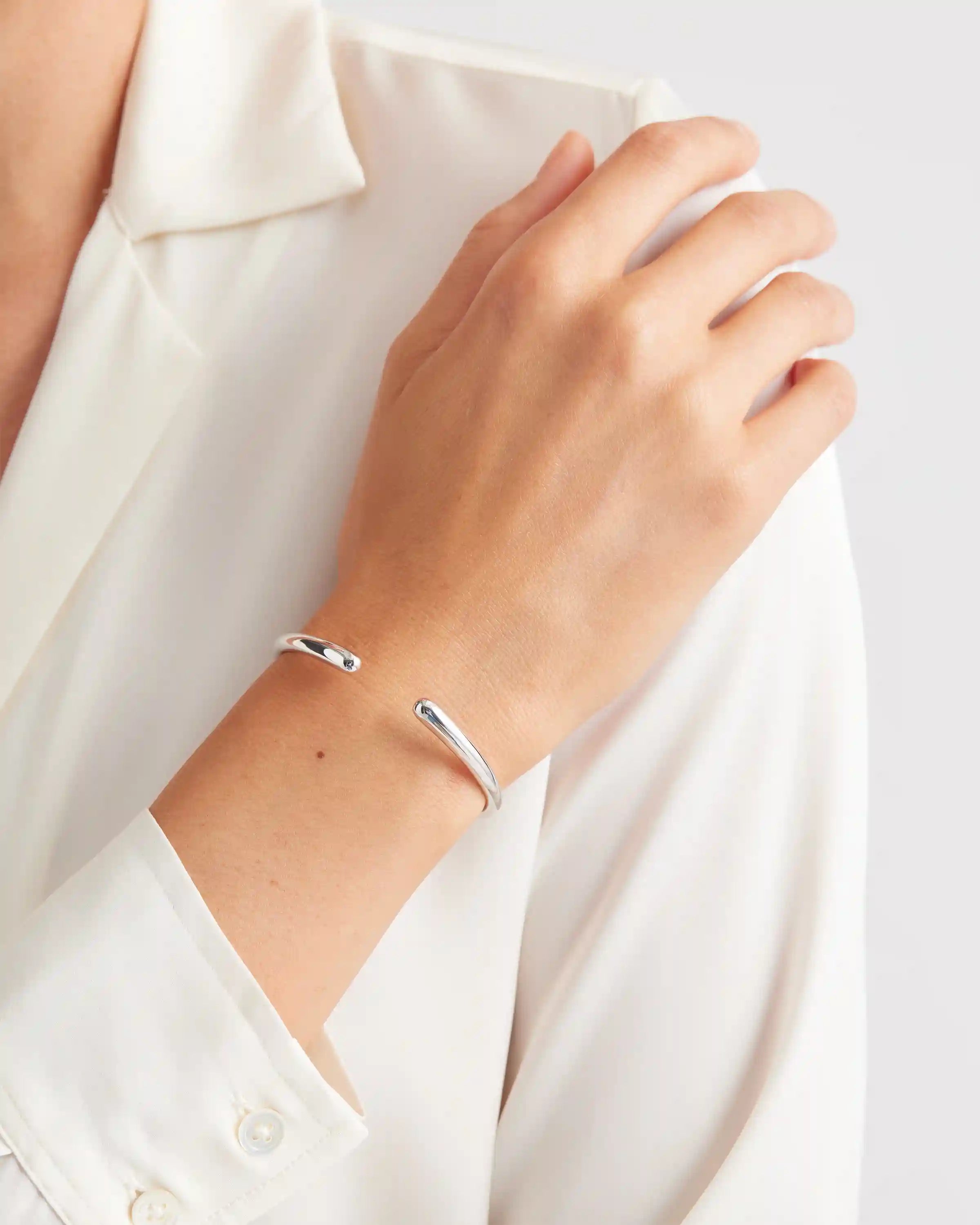 Open Contour Cuff Bracelet