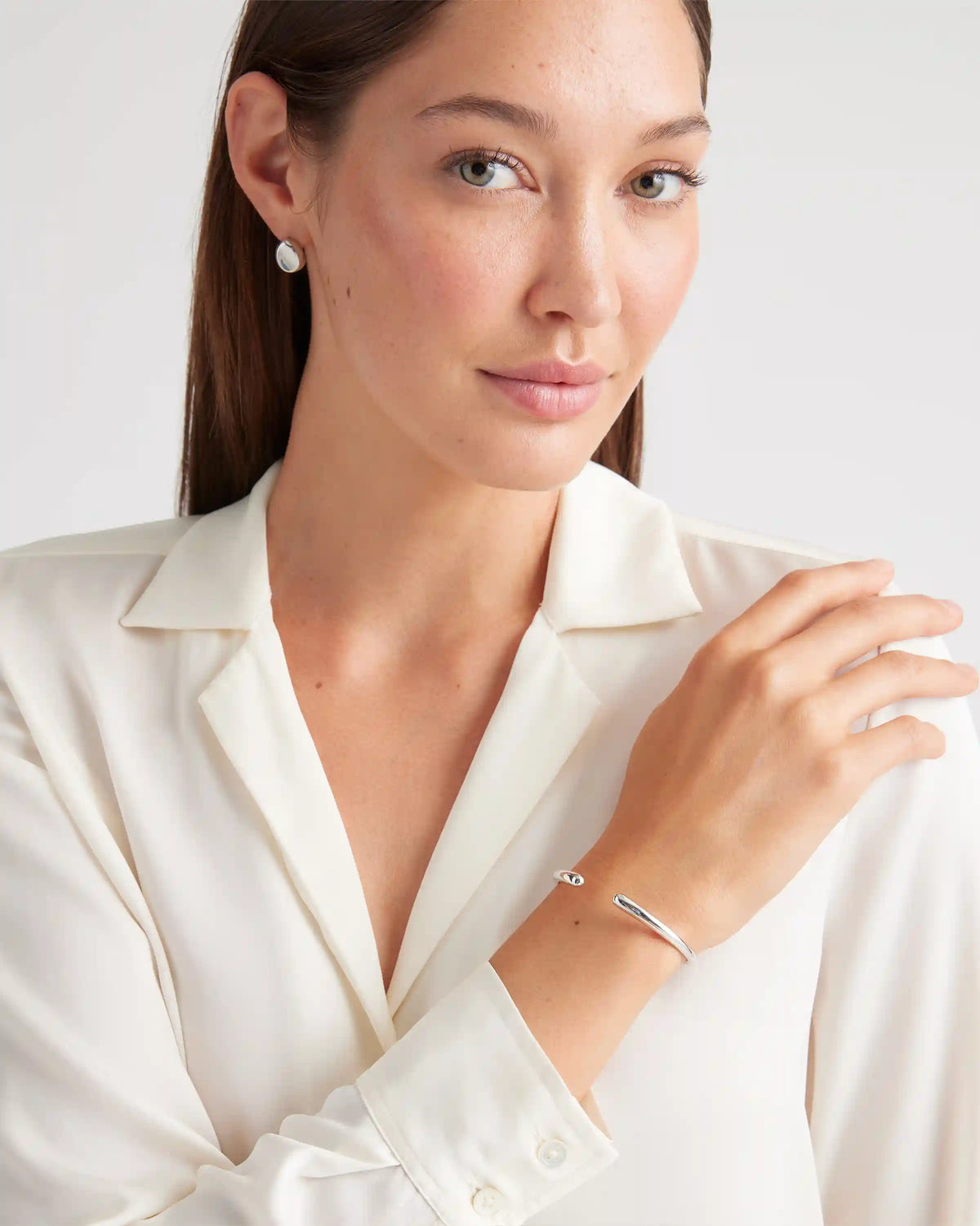 Open Contour Cuff Bracelet