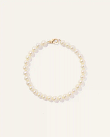 14k Gold Freshwater Cultured Pearl Bracelet