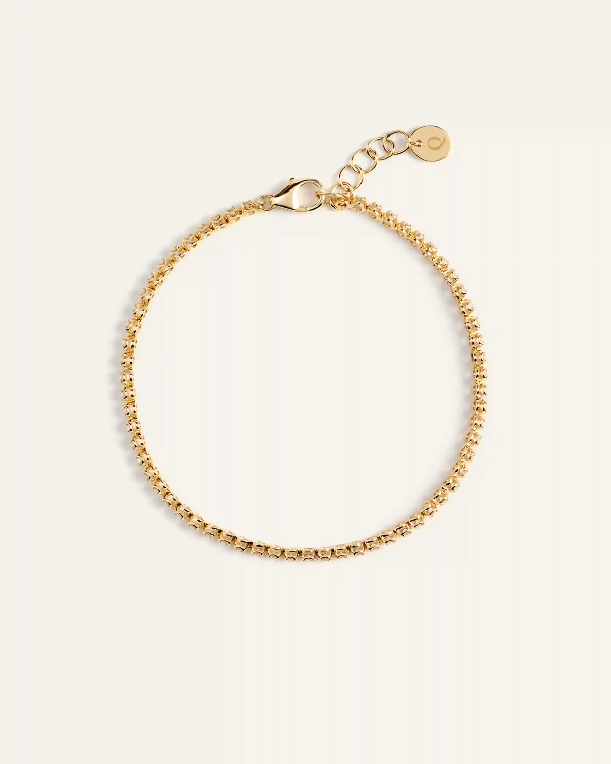 14K Gold Diamond Petite Tennis Bracelet - 1ctw