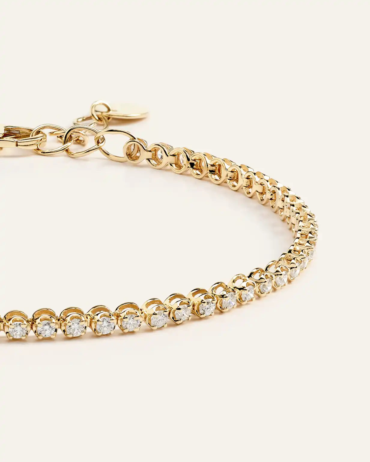 14K Gold Diamond Petite Tennis Bracelet - 1ctw