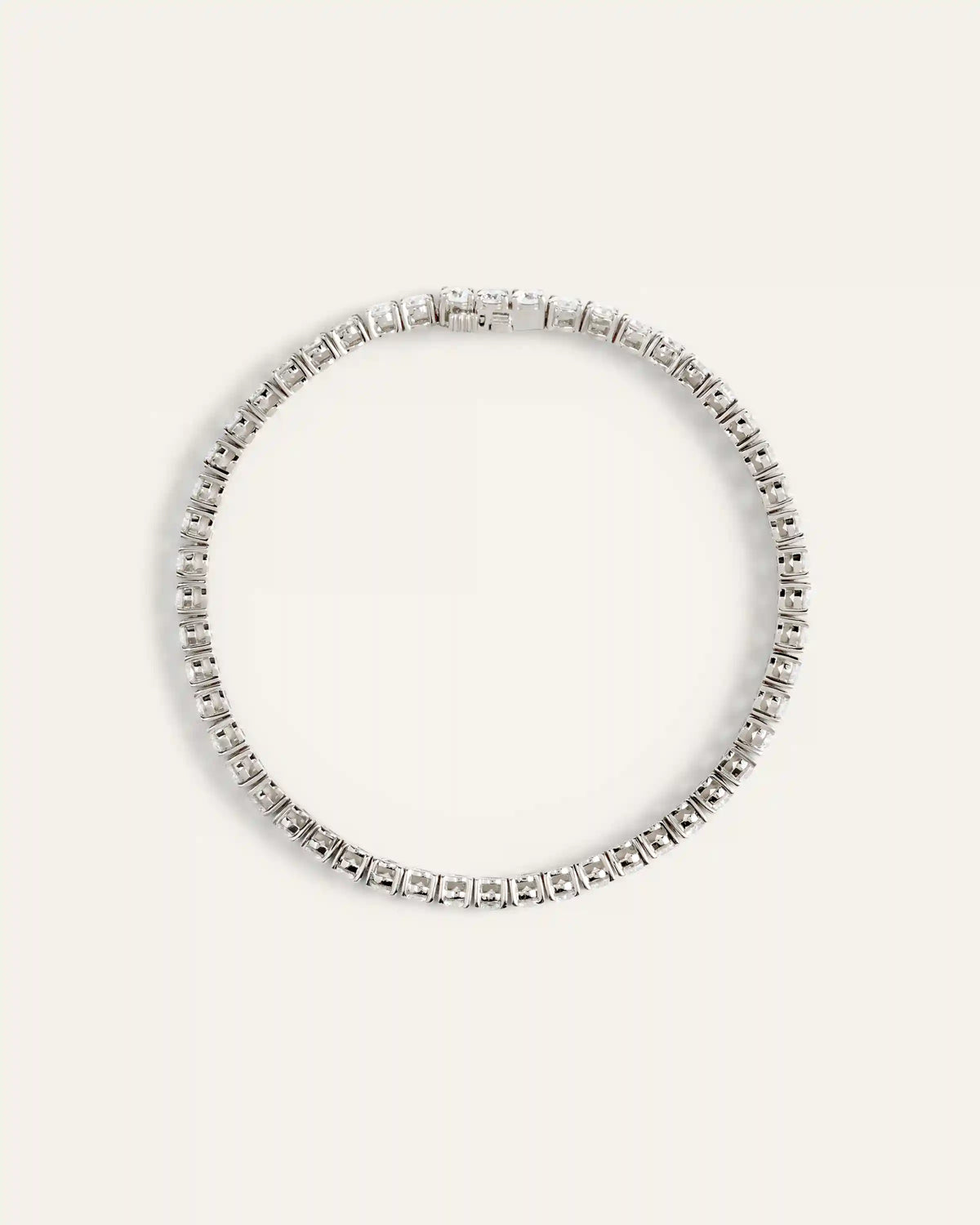 14K Gold Lab Grown Diamond Tennis Bracelet - 7ctw