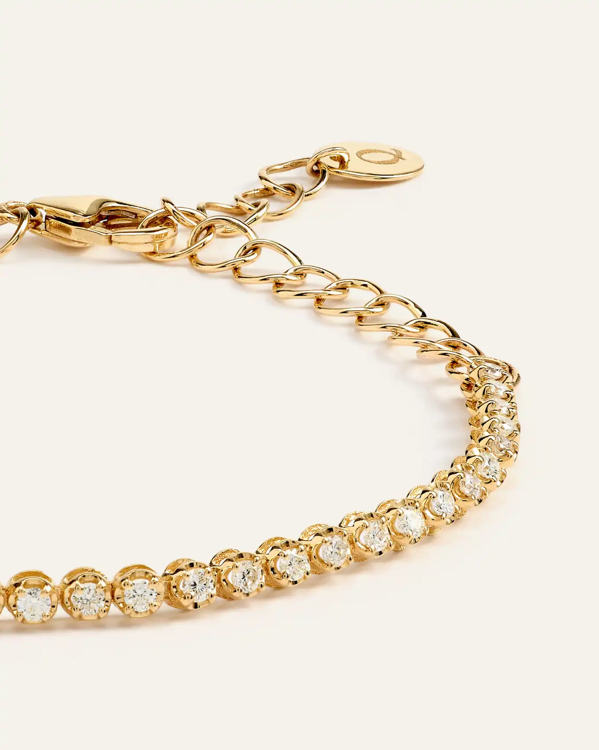 14K Gold Diamond Petite Tennis Bracelet - 0.50ctw