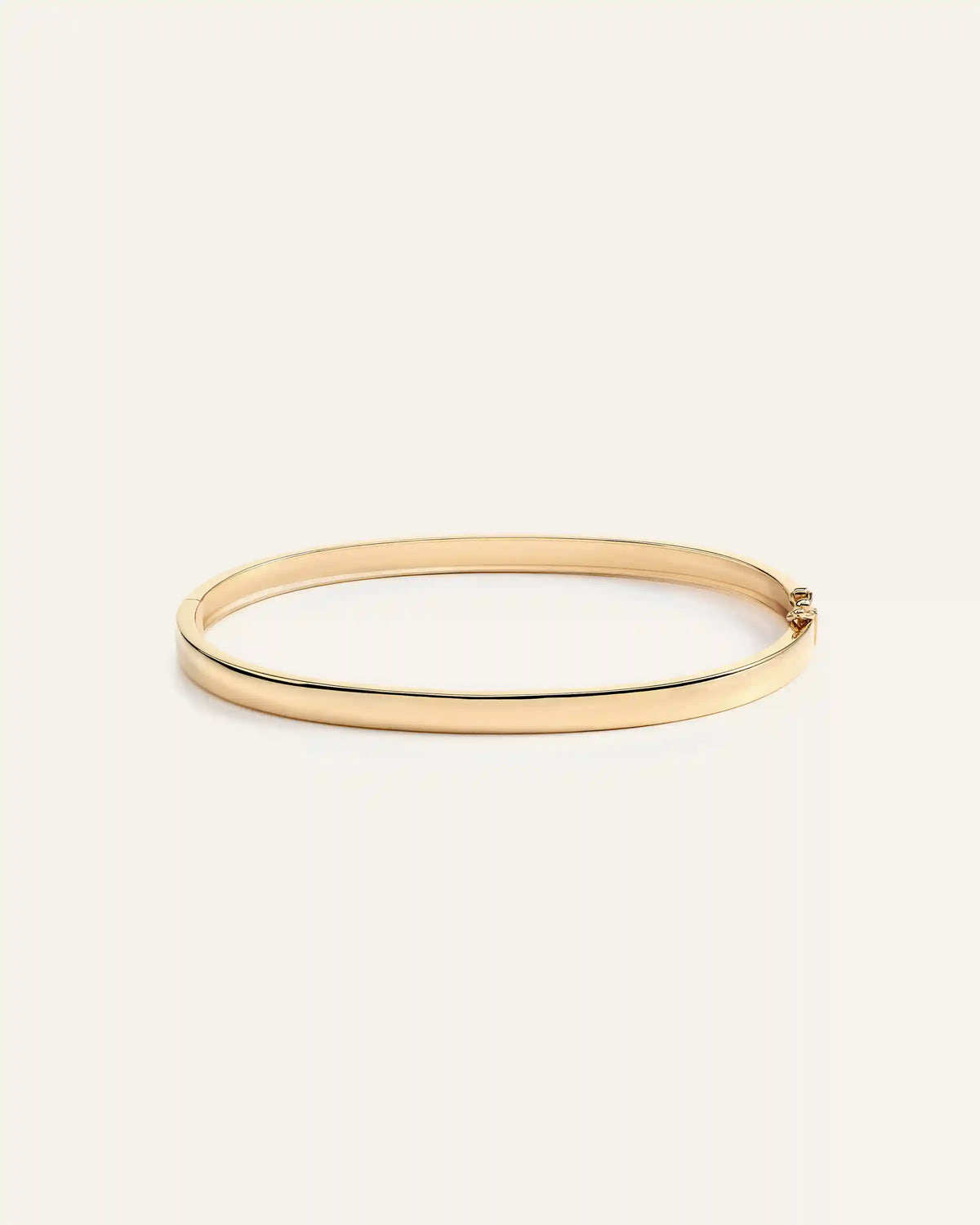 14K Gold Bold Bangle