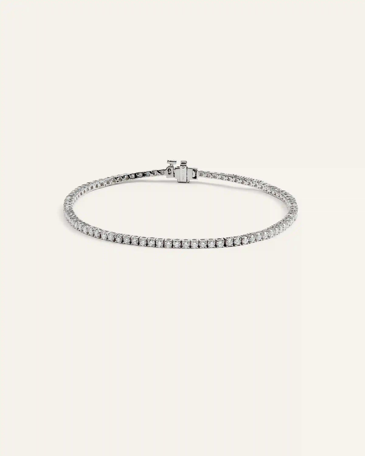 14K Gold Lab Grown Diamond Tennis Bracelet - 2ctw