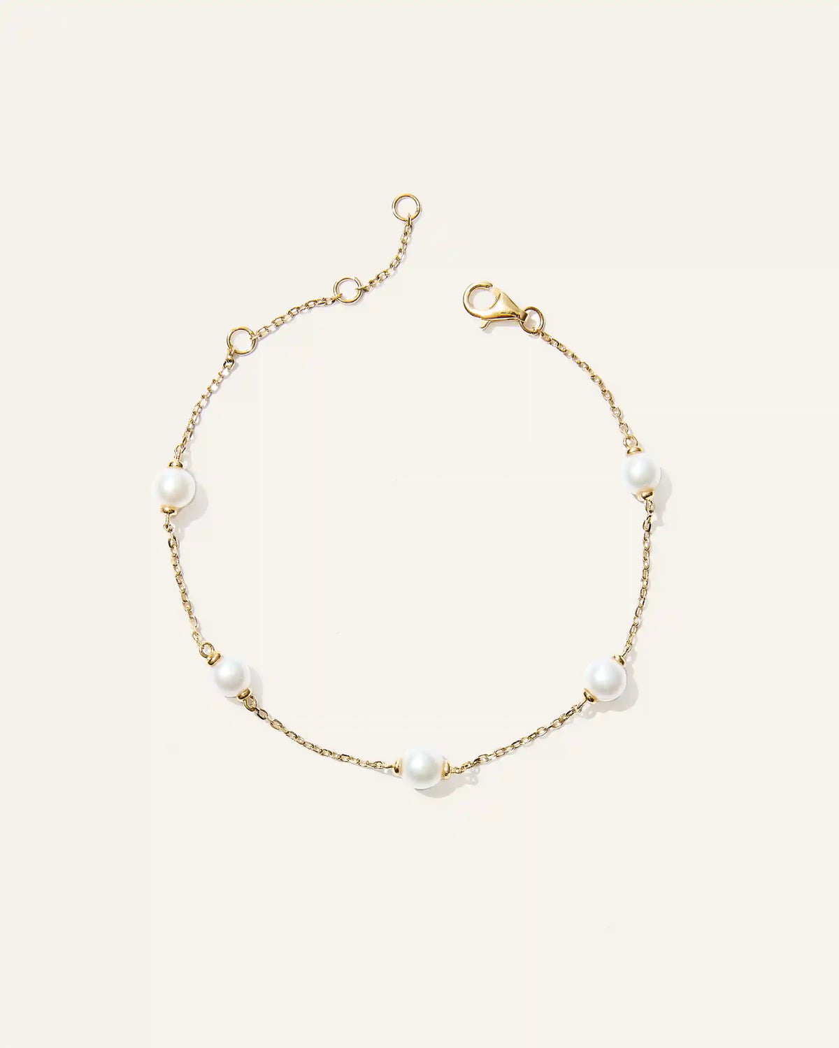 Freshwater Cultured Pearl Station Bracelet