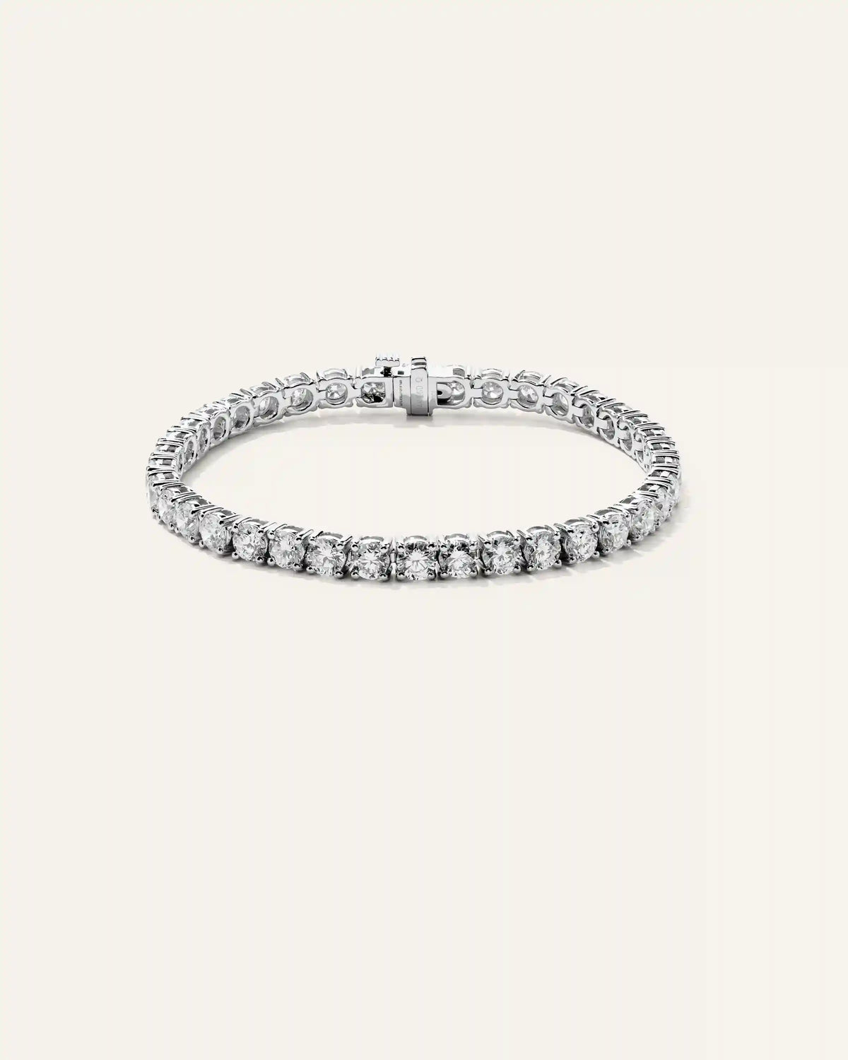 14K Gold Lab Grown Diamond Tennis Bracelet - 10ctw