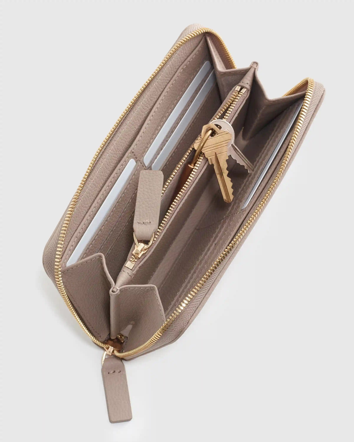 Italian Pebbled Leather Continental Wallet