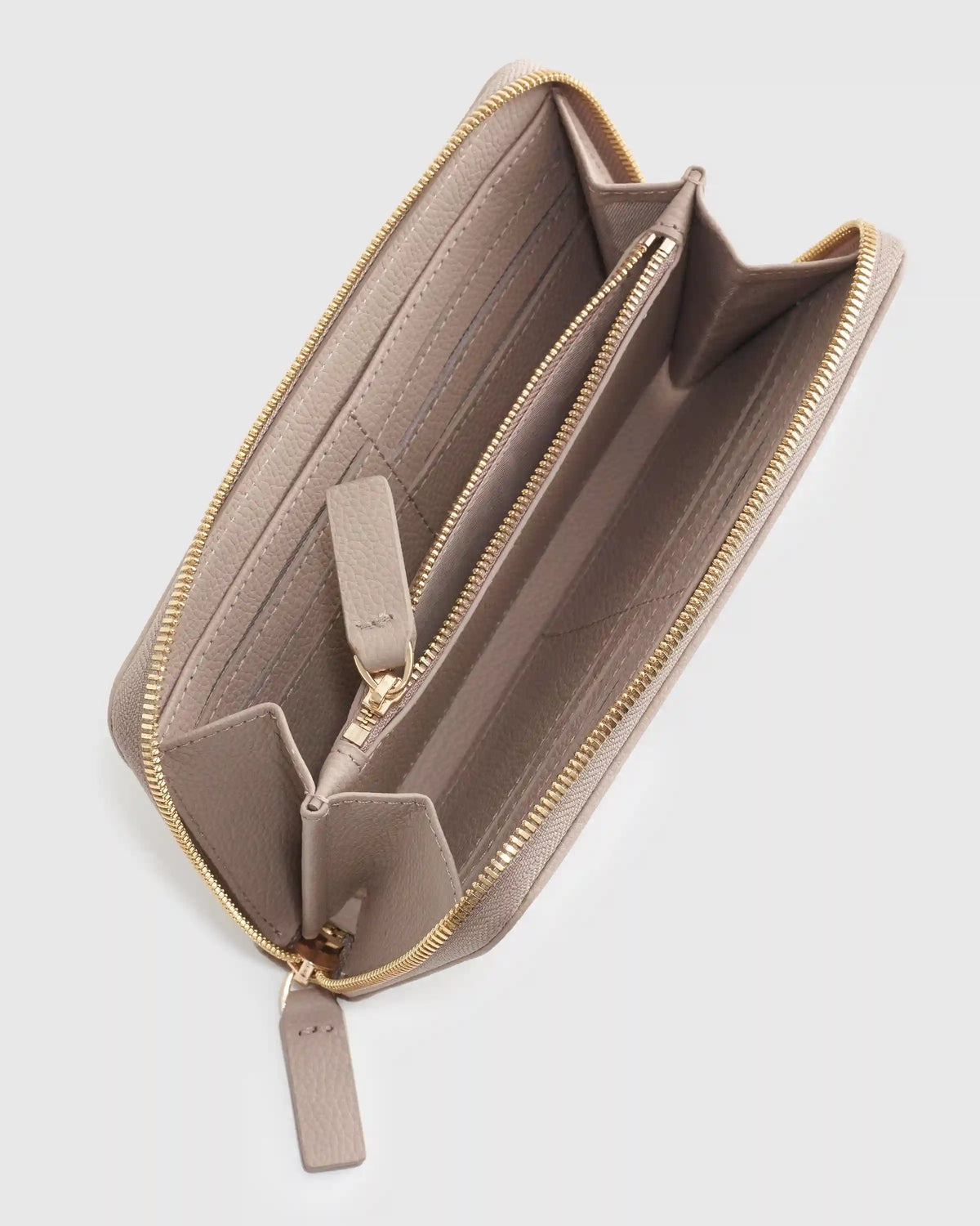 Italian Pebbled Leather Continental Wallet