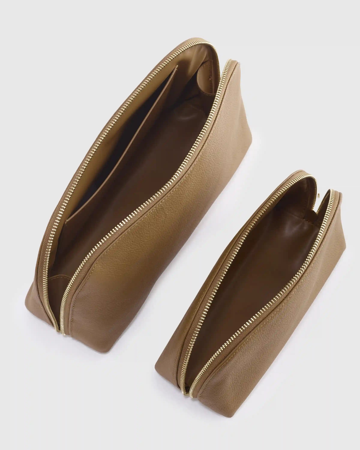 Italian Leather Pouch Travel Set