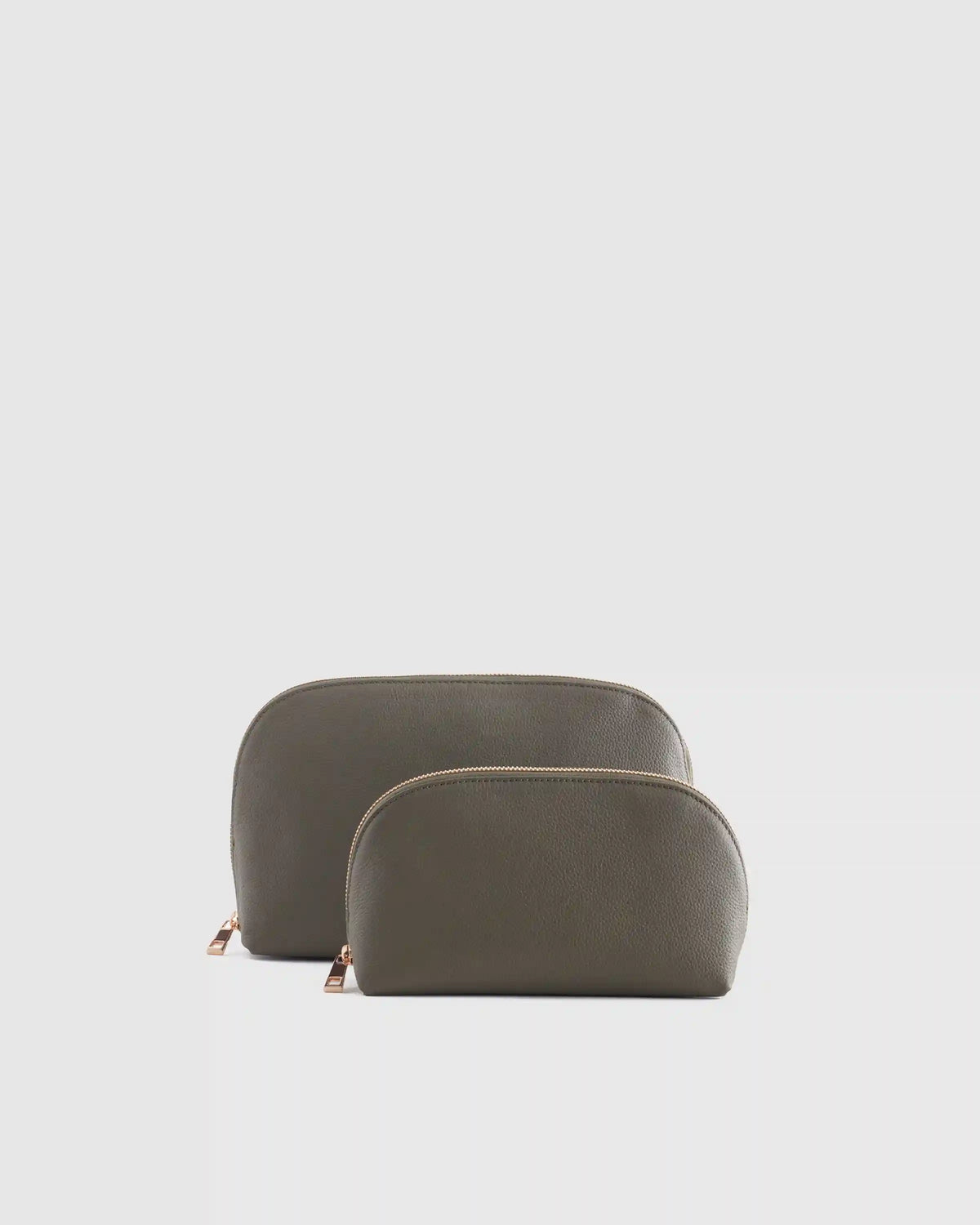 Italian Leather Pouch Travel Set